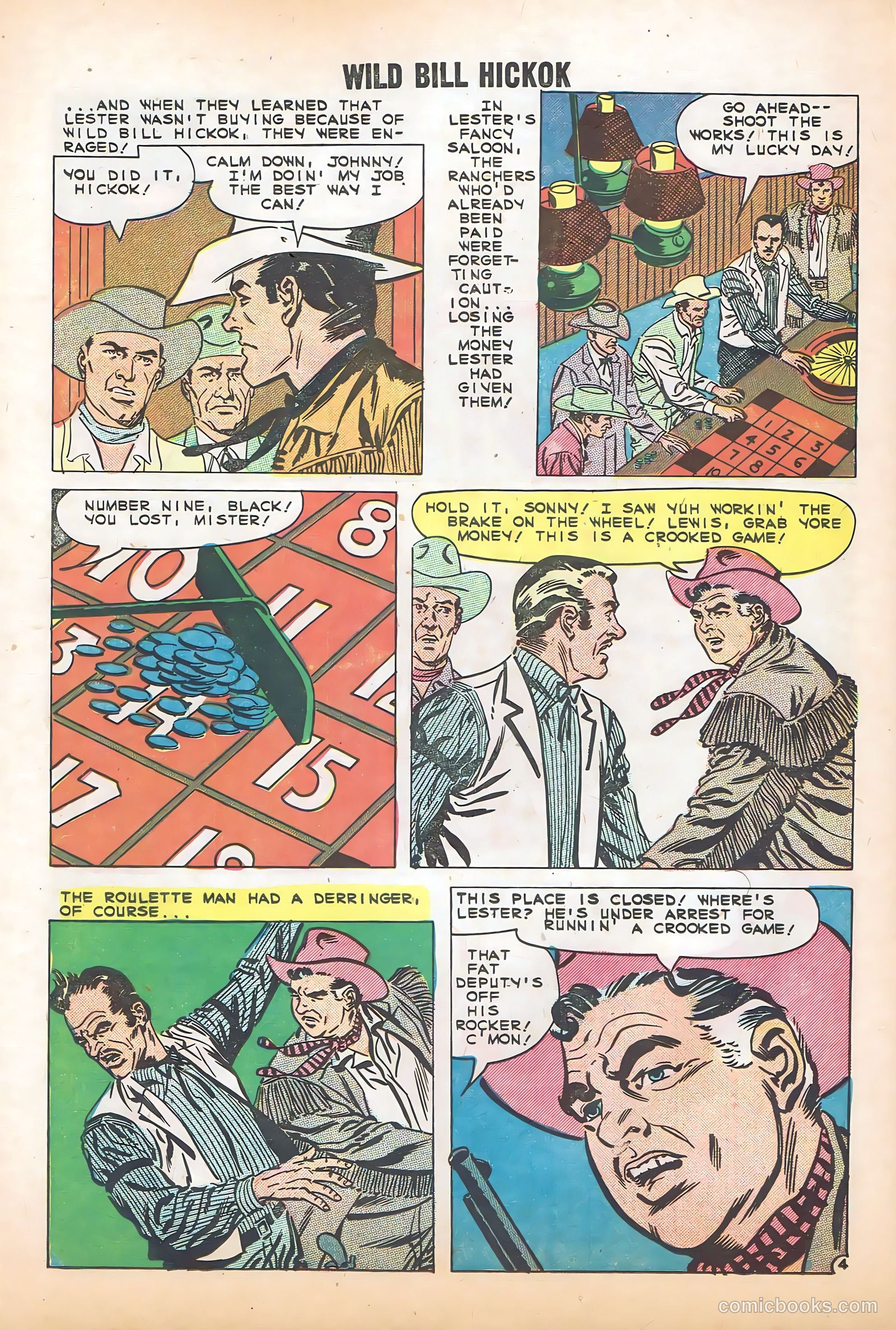 Wild Bill Hickok #2 (1959) — page 26 of 36