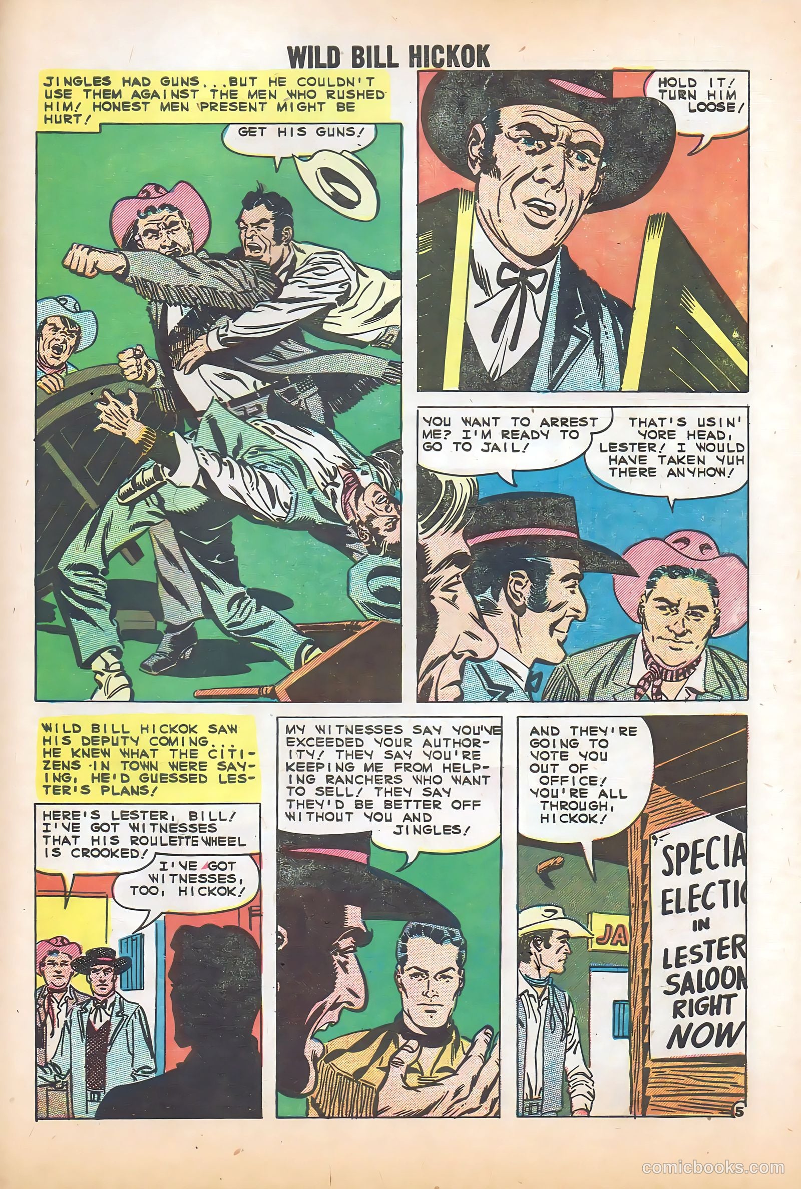 Wild Bill Hickok #2 (1959) — page 27 of 36