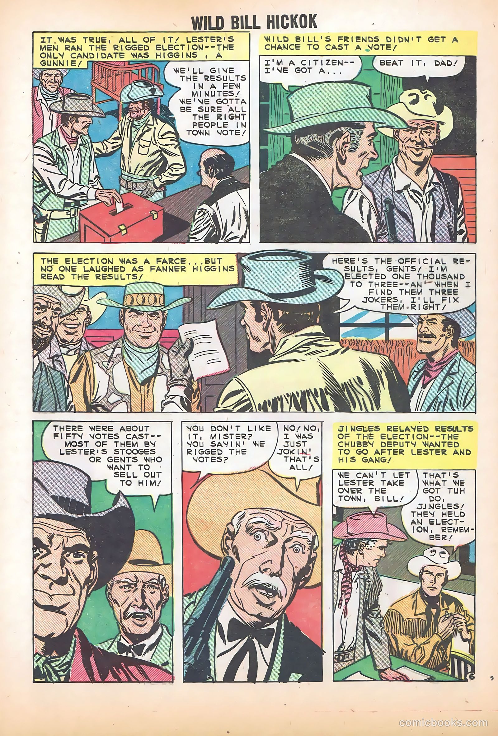 Wild Bill Hickok #2 (1959) — page 28 of 36