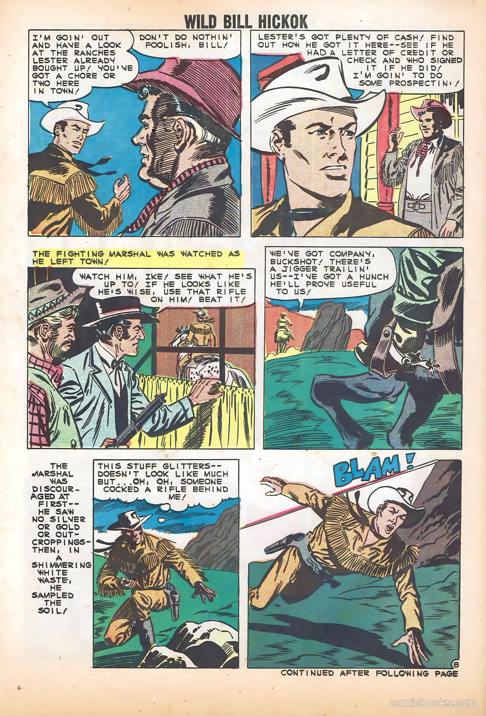 Wild Bill Hickok #2 (1959) — page 30 of 36