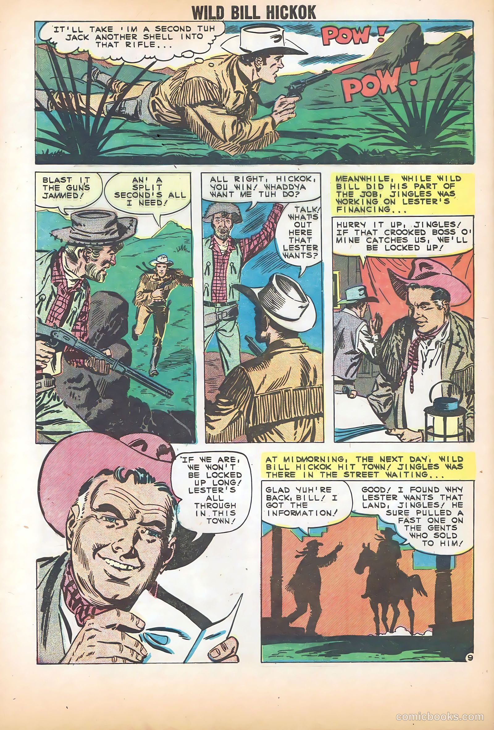 Wild Bill Hickok #2 (1959) — page 32 of 36