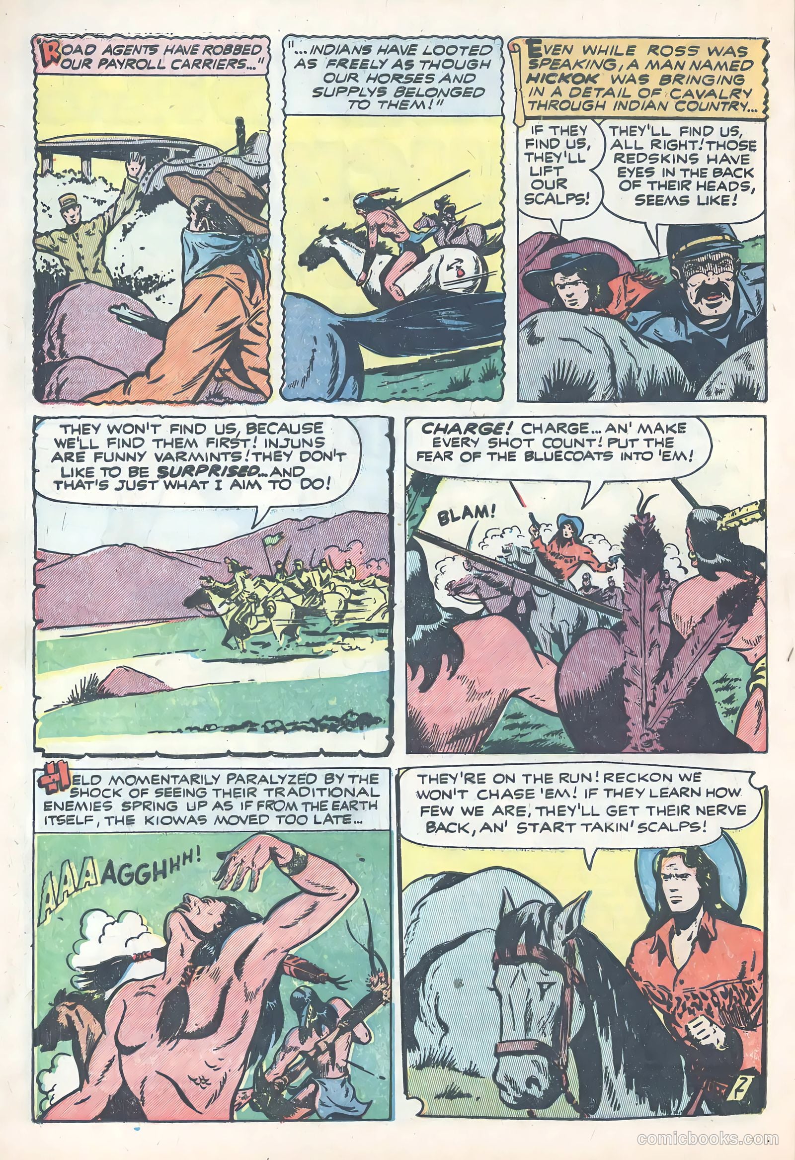 Wild Bill Hickok #20 (1954) — page 4 of 36