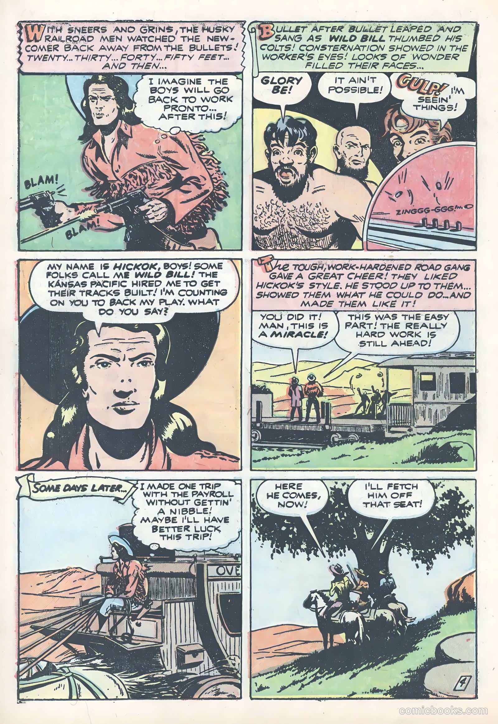 Wild Bill Hickok #20 (1954) — page 6 of 36