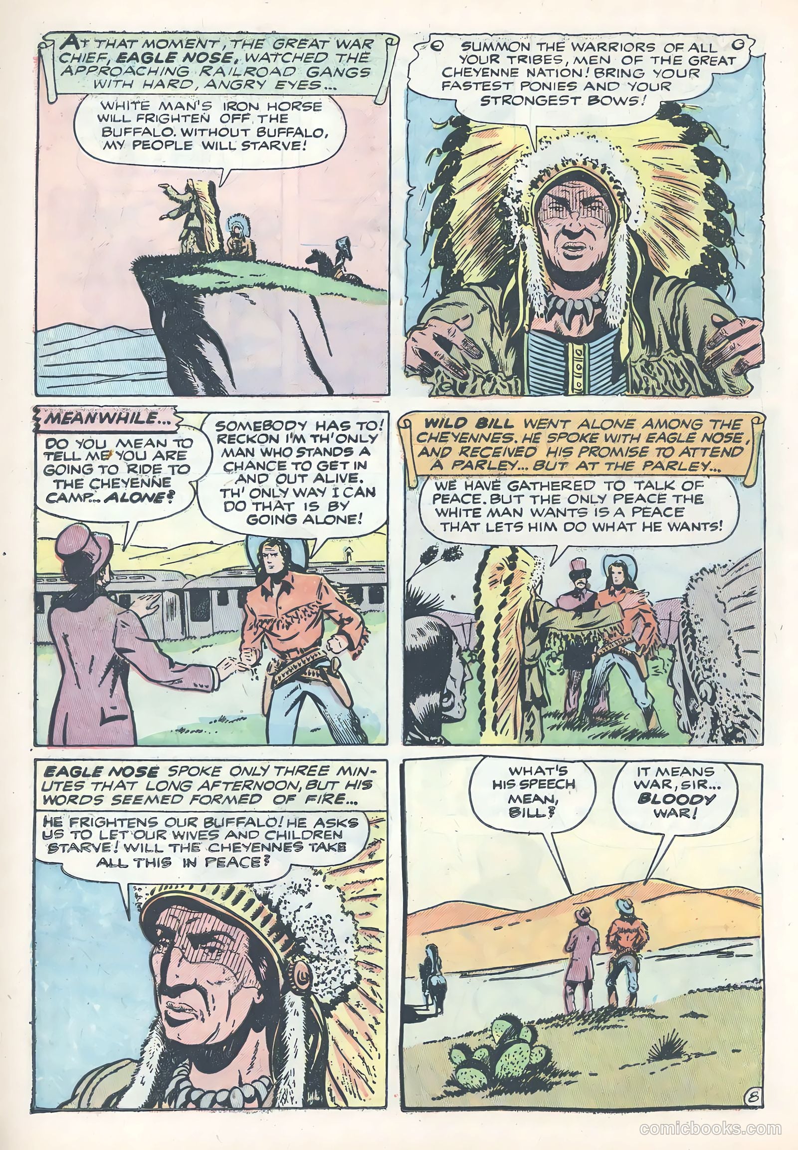 Wild Bill Hickok #20 (1954) — page 10 of 36