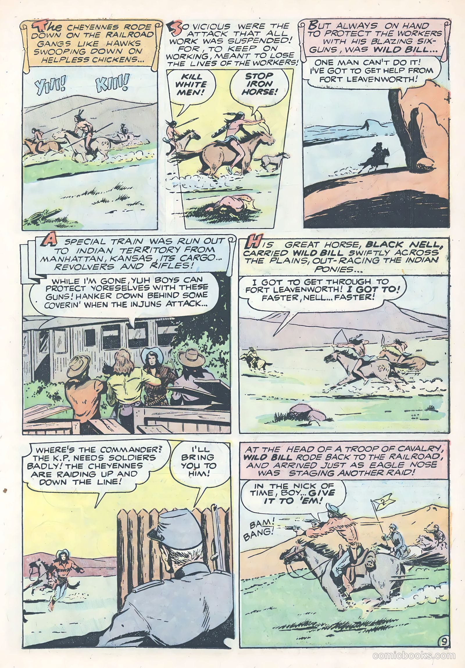 Wild Bill Hickok #20 (1954) — page 11 of 36