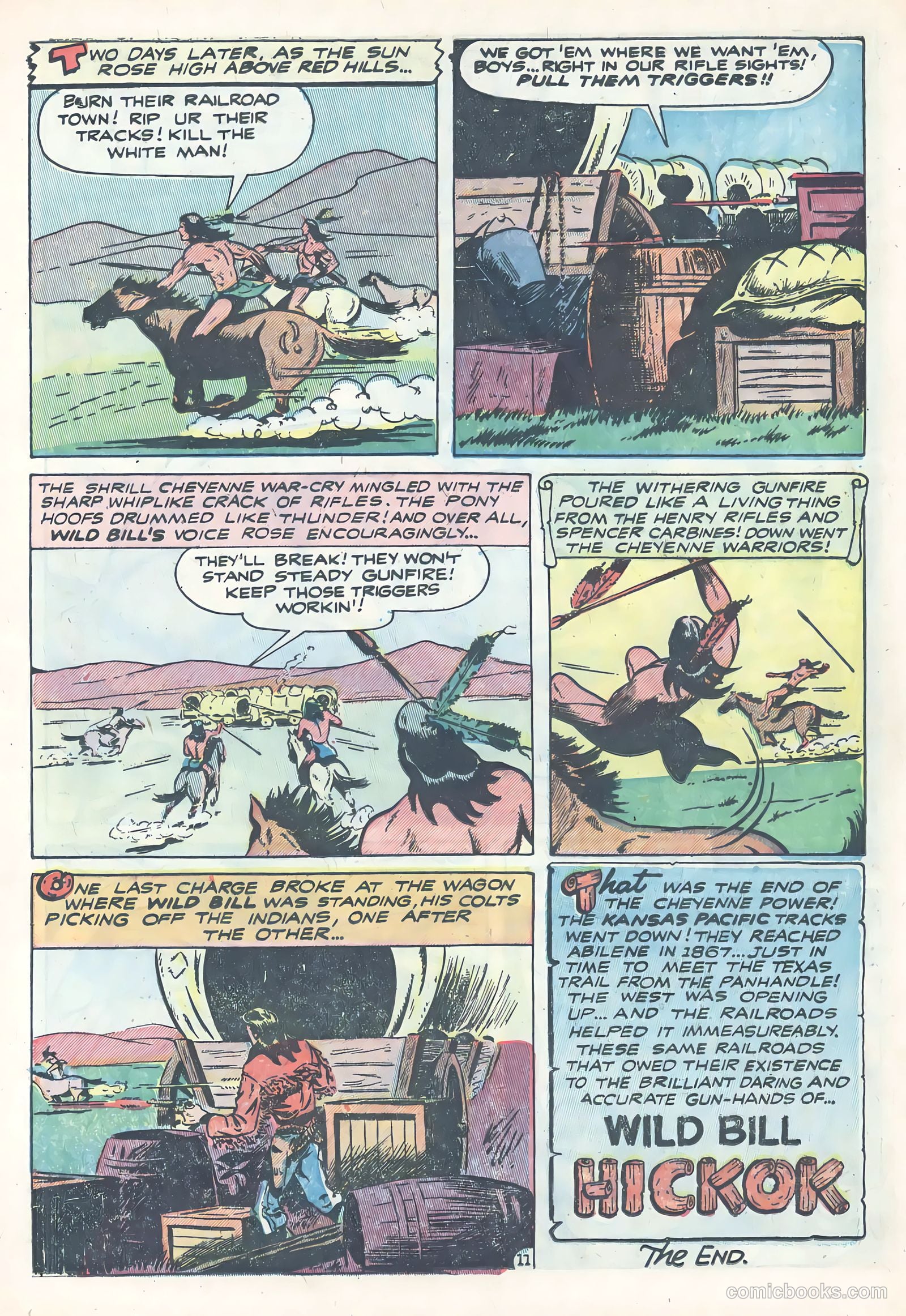 Wild Bill Hickok #20 (1954) — page 13 of 36