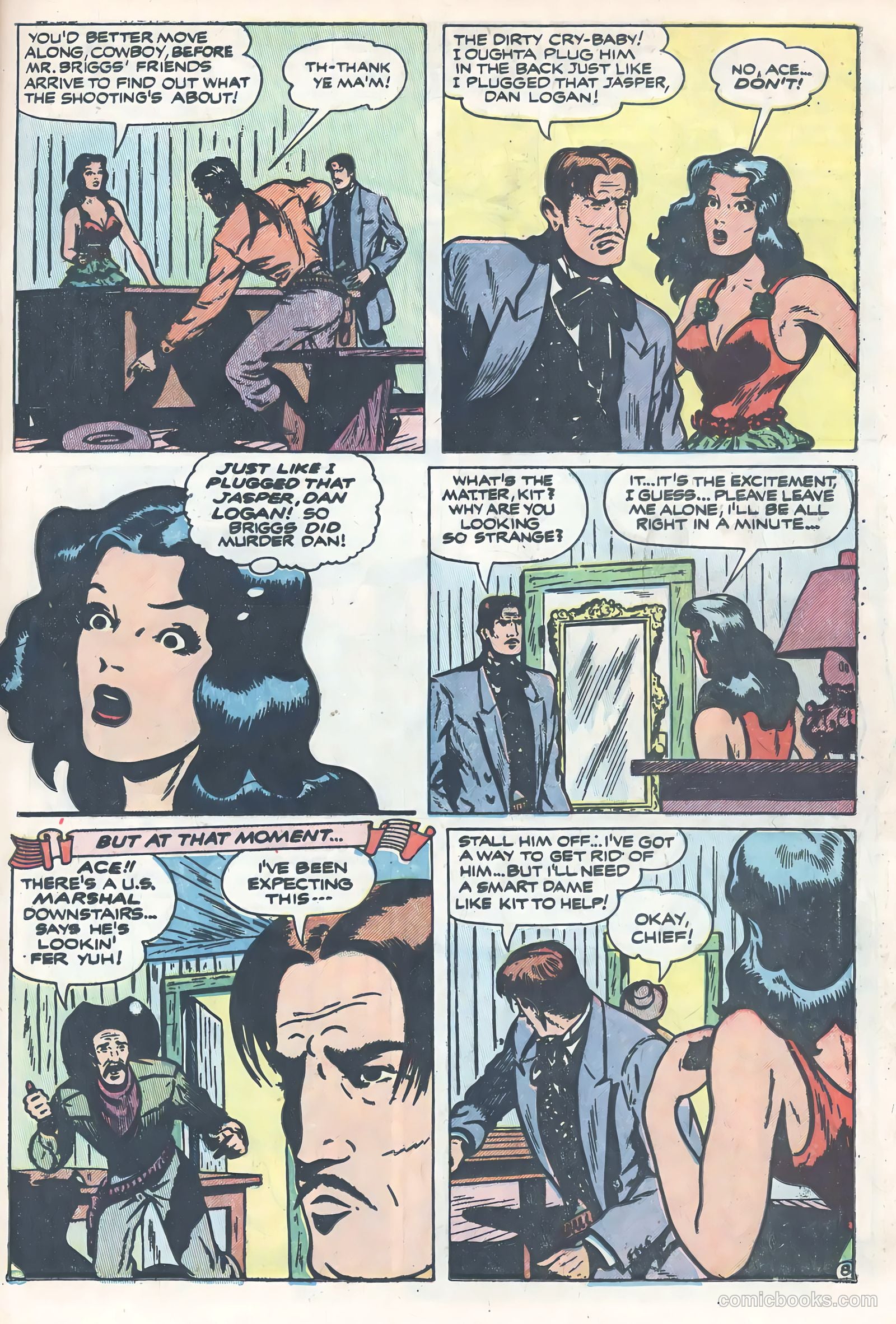 Wild Bill Hickok #20 (1954) — page 21 of 36