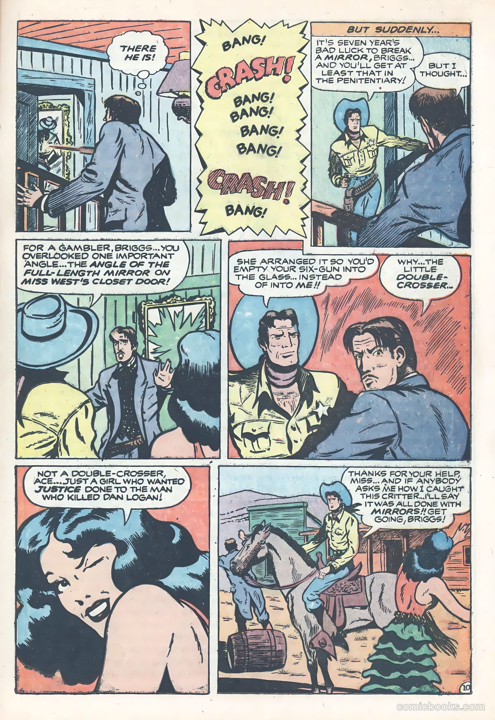 Wild Bill Hickok #20 (1954) — page 23 of 36