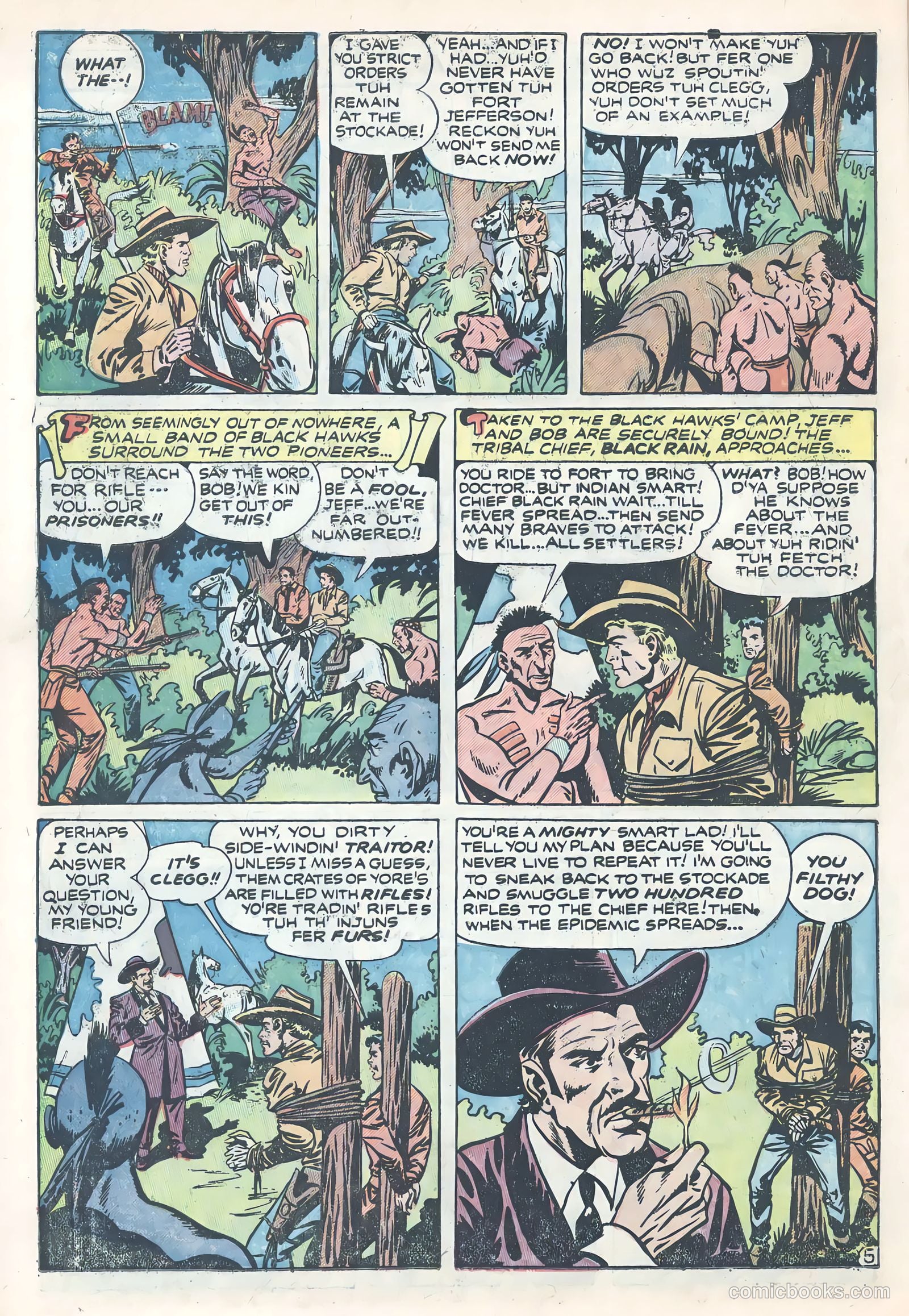 Wild Bill Hickok #20 (1954) — page 30 of 36