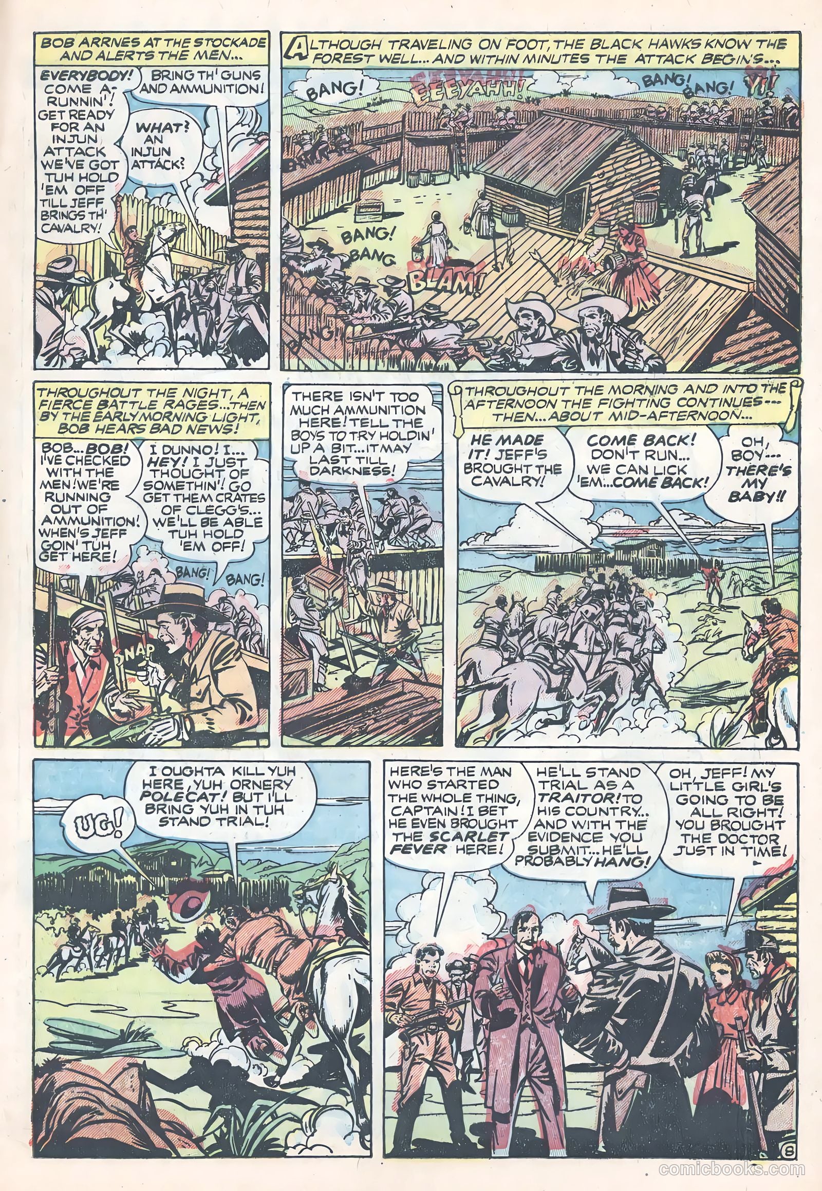 Wild Bill Hickok #20 (1954) — page 33 of 36
