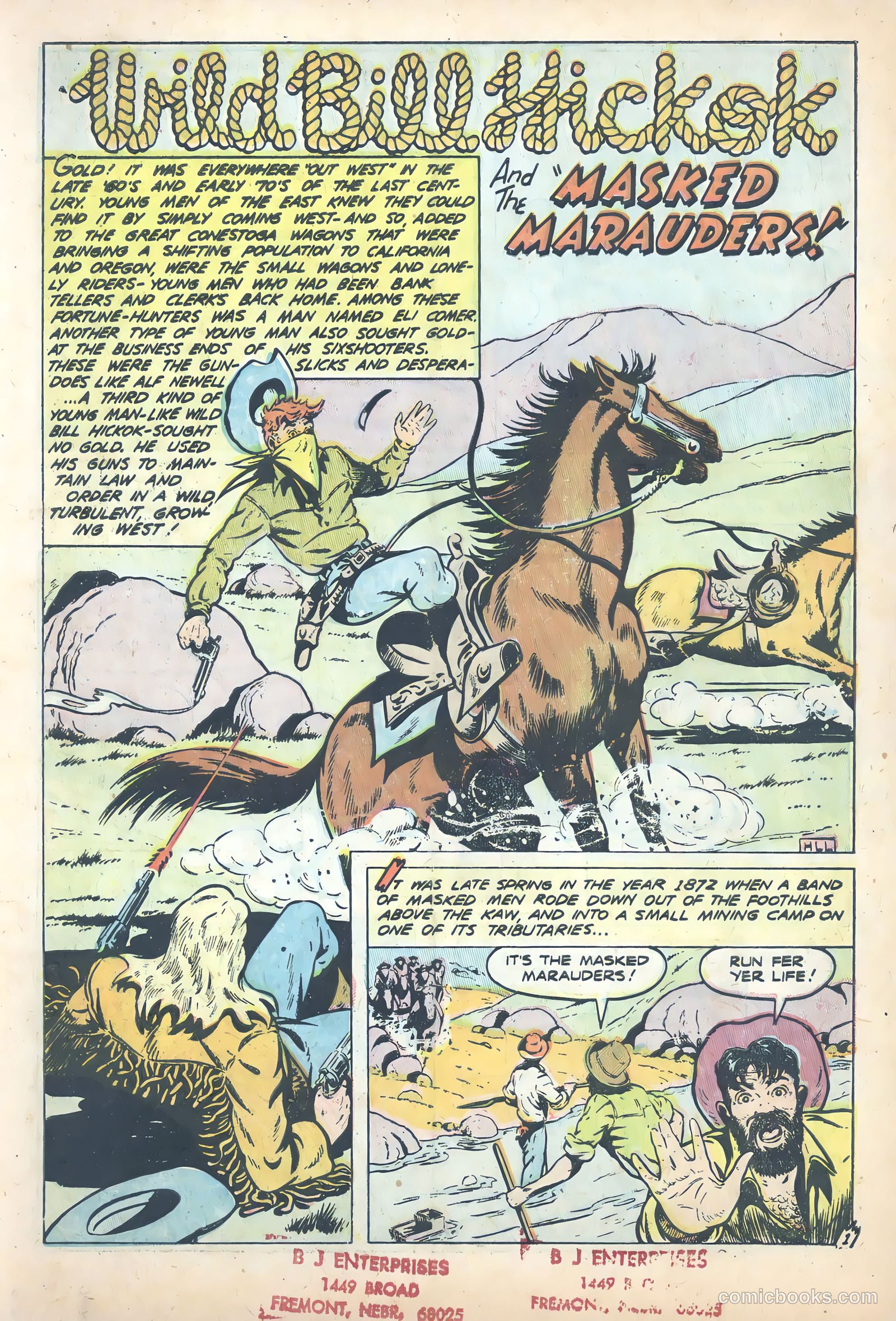 Wild Bill Hickok #21 (1954) — page 3 of 36
