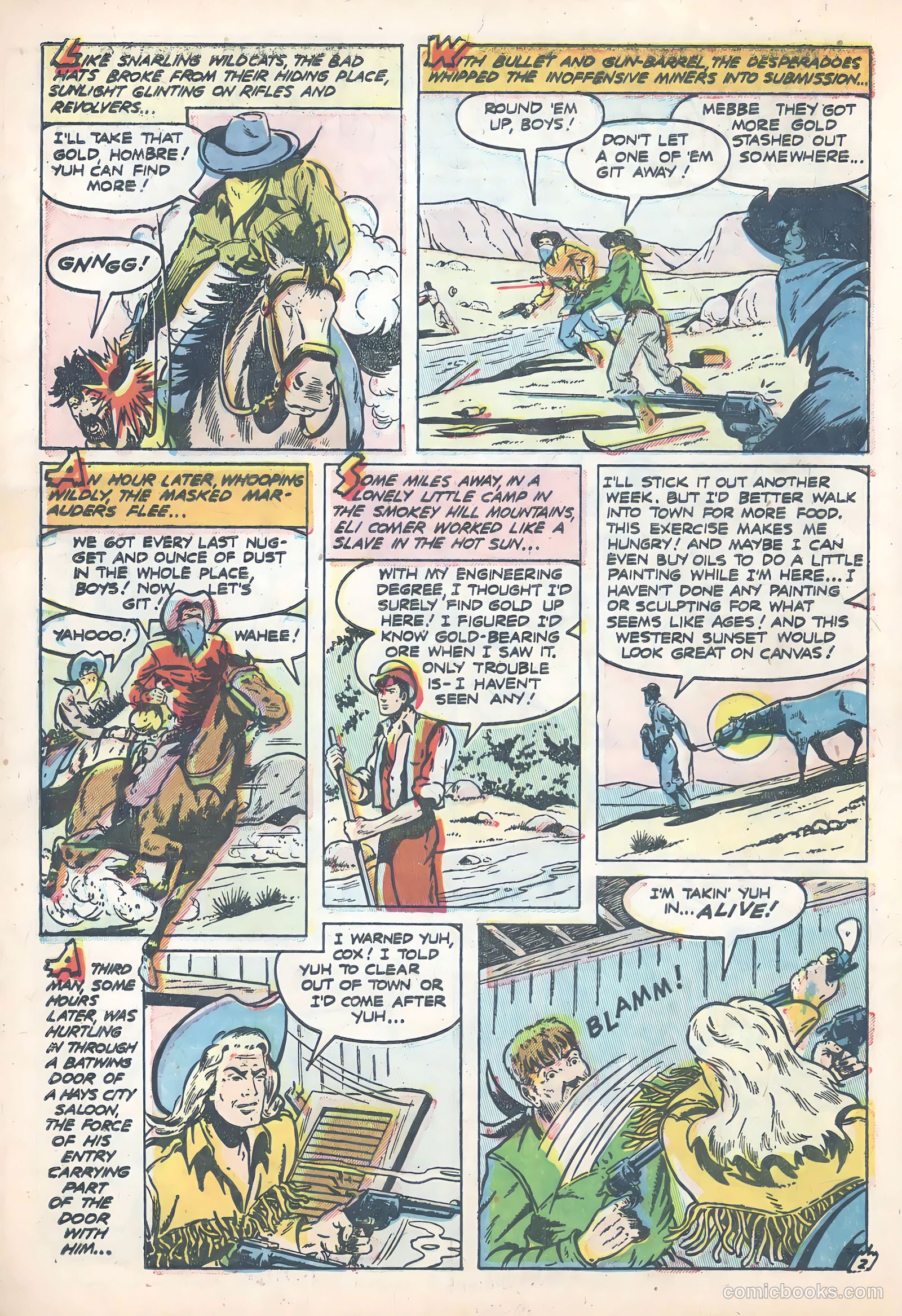 Wild Bill Hickok #21 (1954) — page 4 of 36