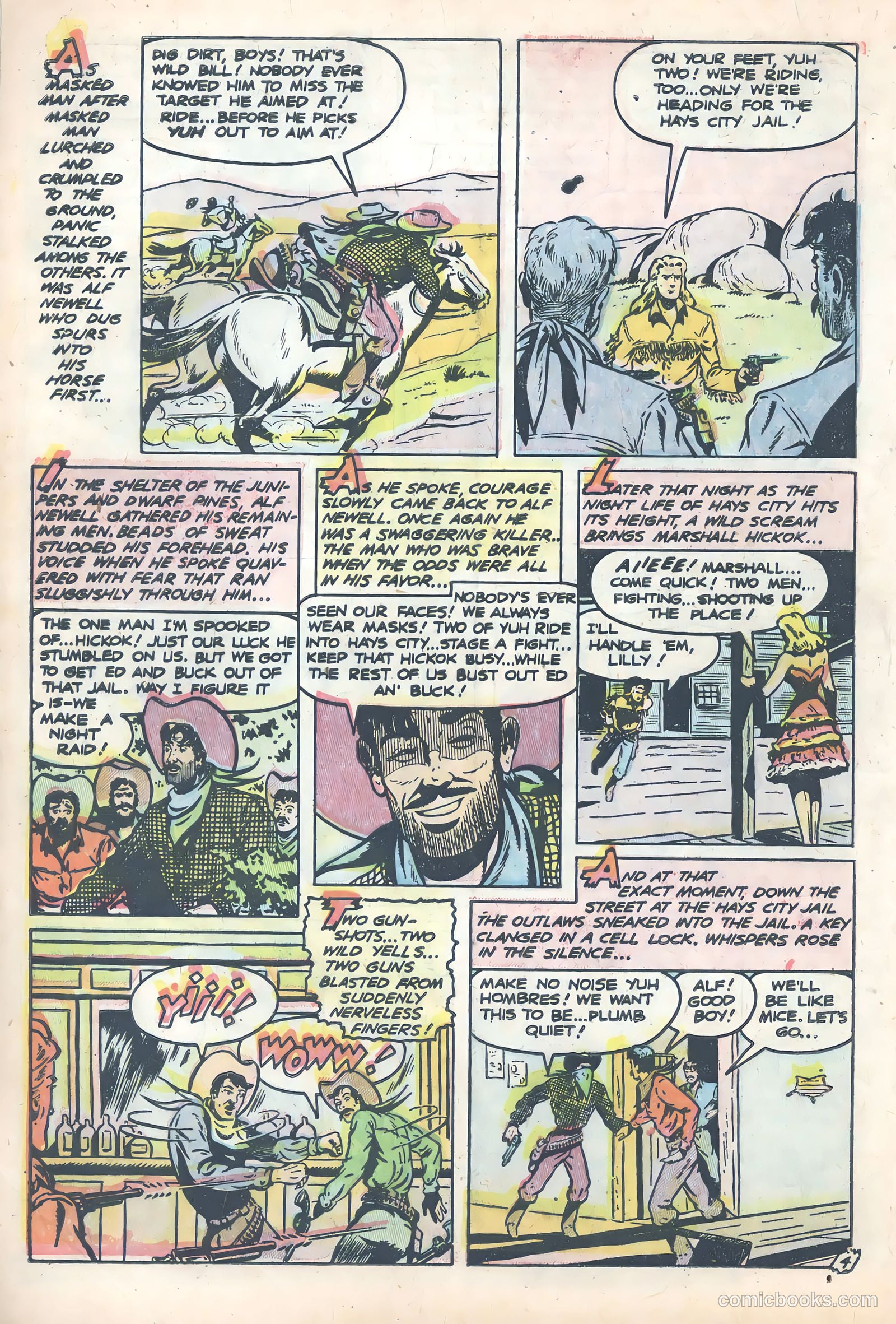 Wild Bill Hickok #21 (1954) — page 6 of 36