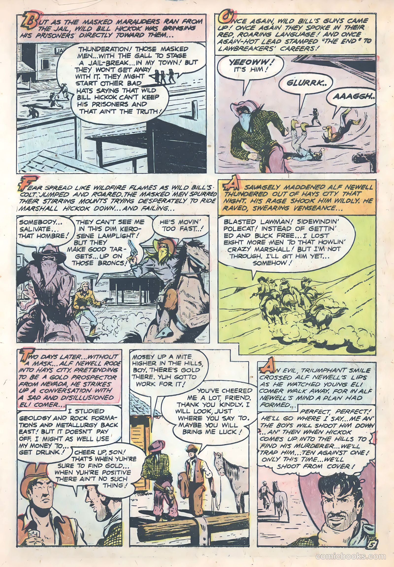 Wild Bill Hickok #21 (1954) — page 7 of 36