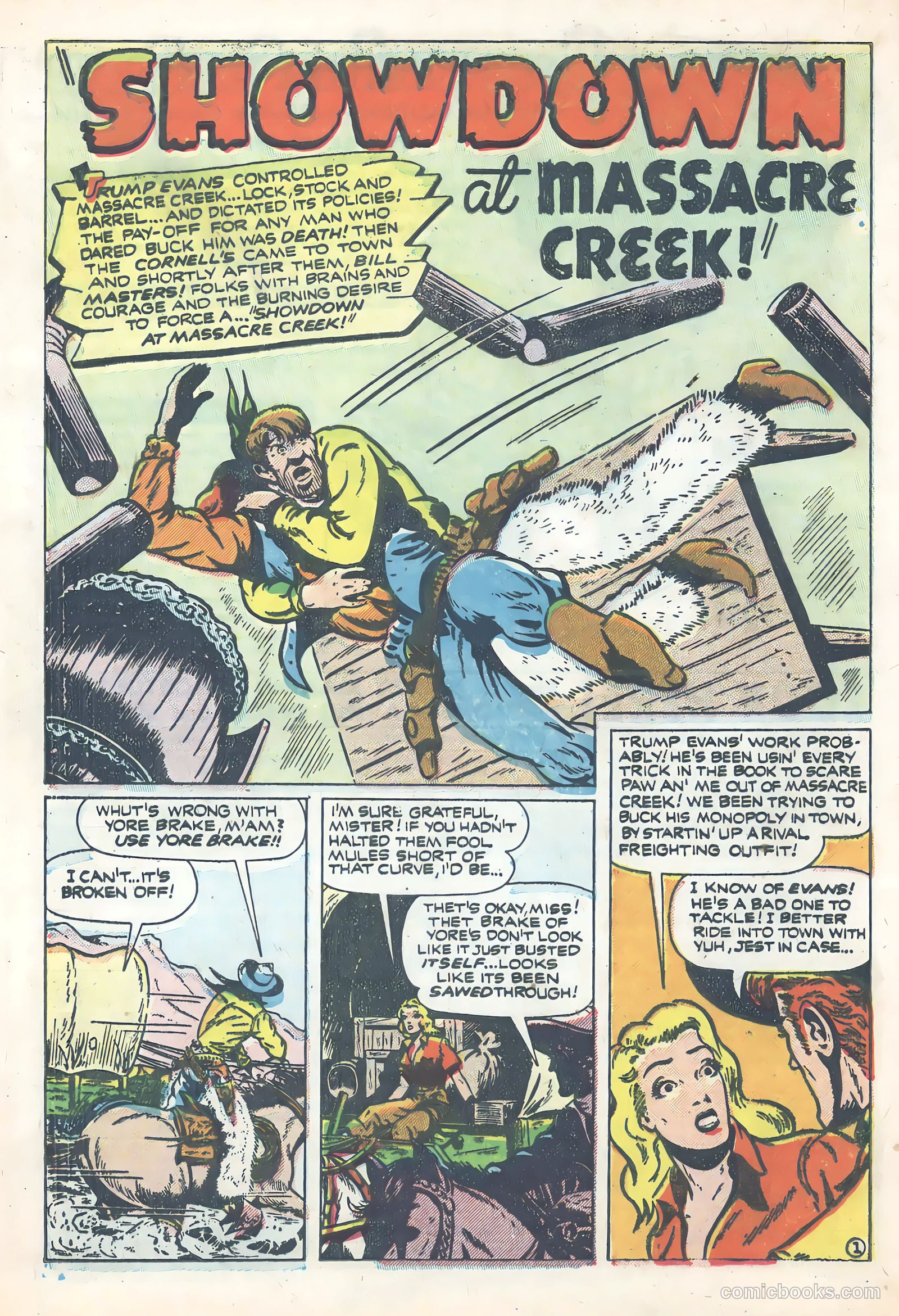 Wild Bill Hickok #21 (1954) — page 28 of 36