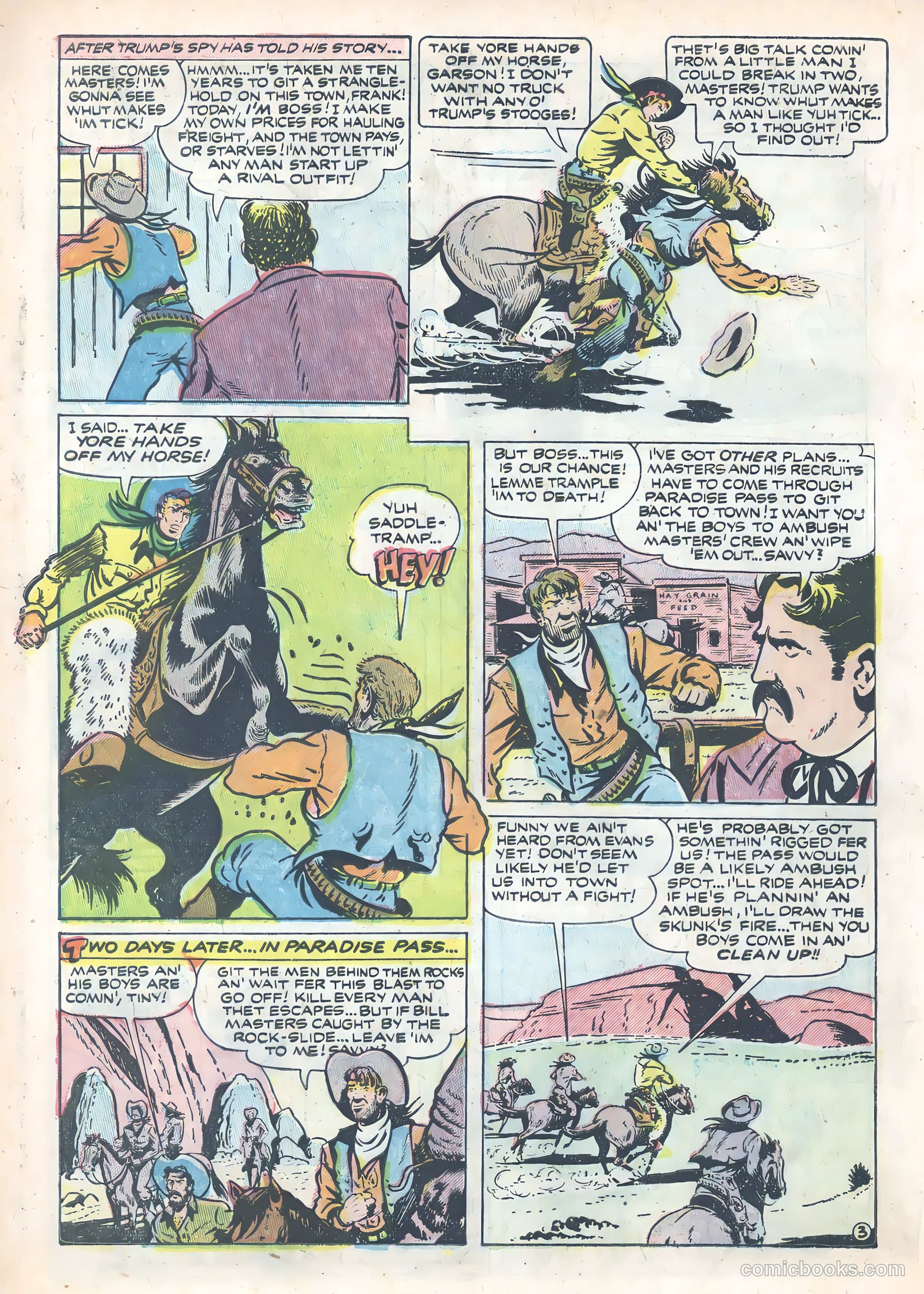 Wild Bill Hickok #21 (1954) — page 30 of 36