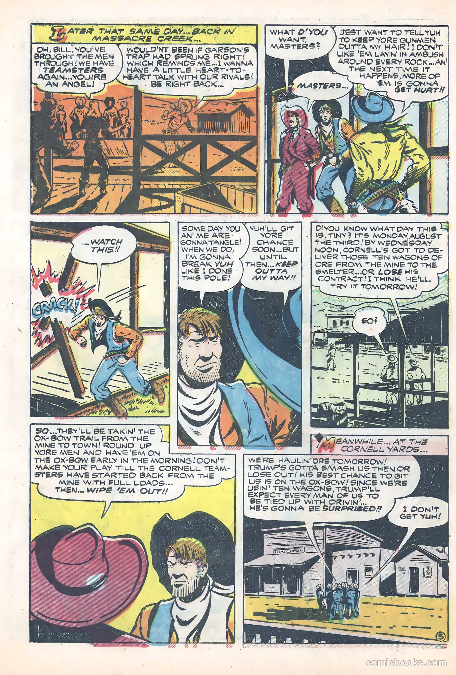 Wild Bill Hickok #21 (1954) — page 32 of 36
