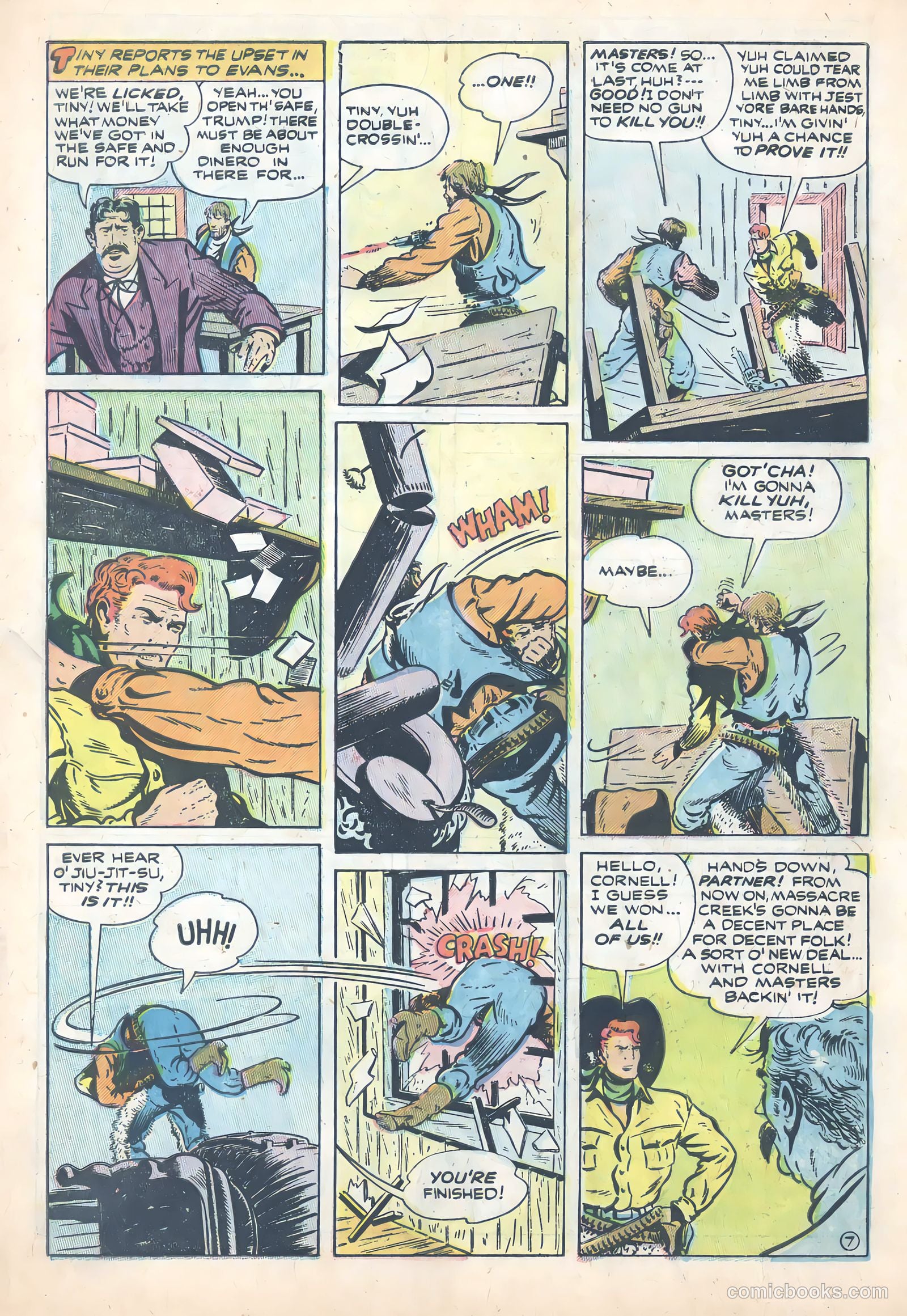 Wild Bill Hickok #21 (1954) — page 34 of 36