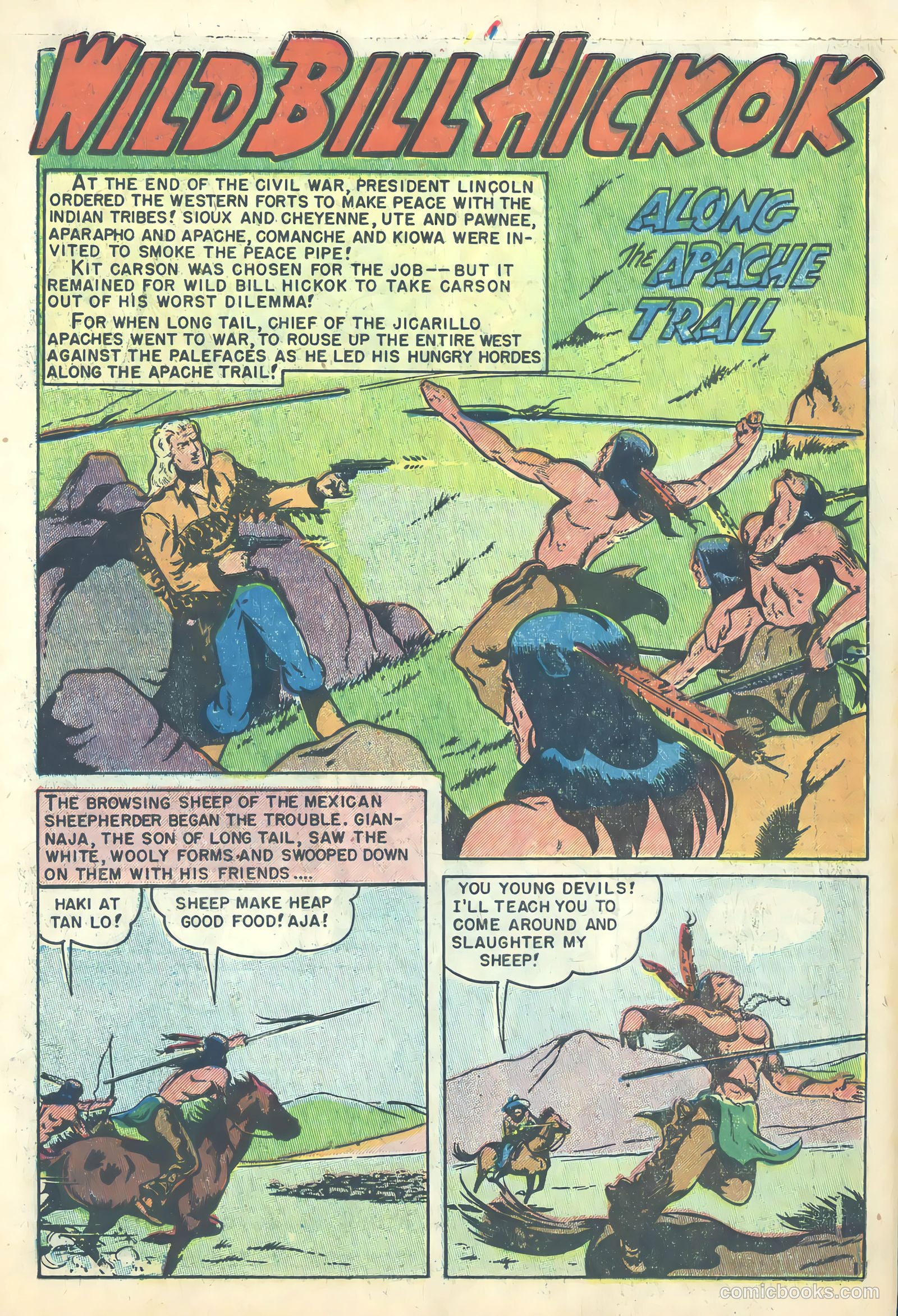 Wild Bill Hickok #22 (1955) — page 3 of 37