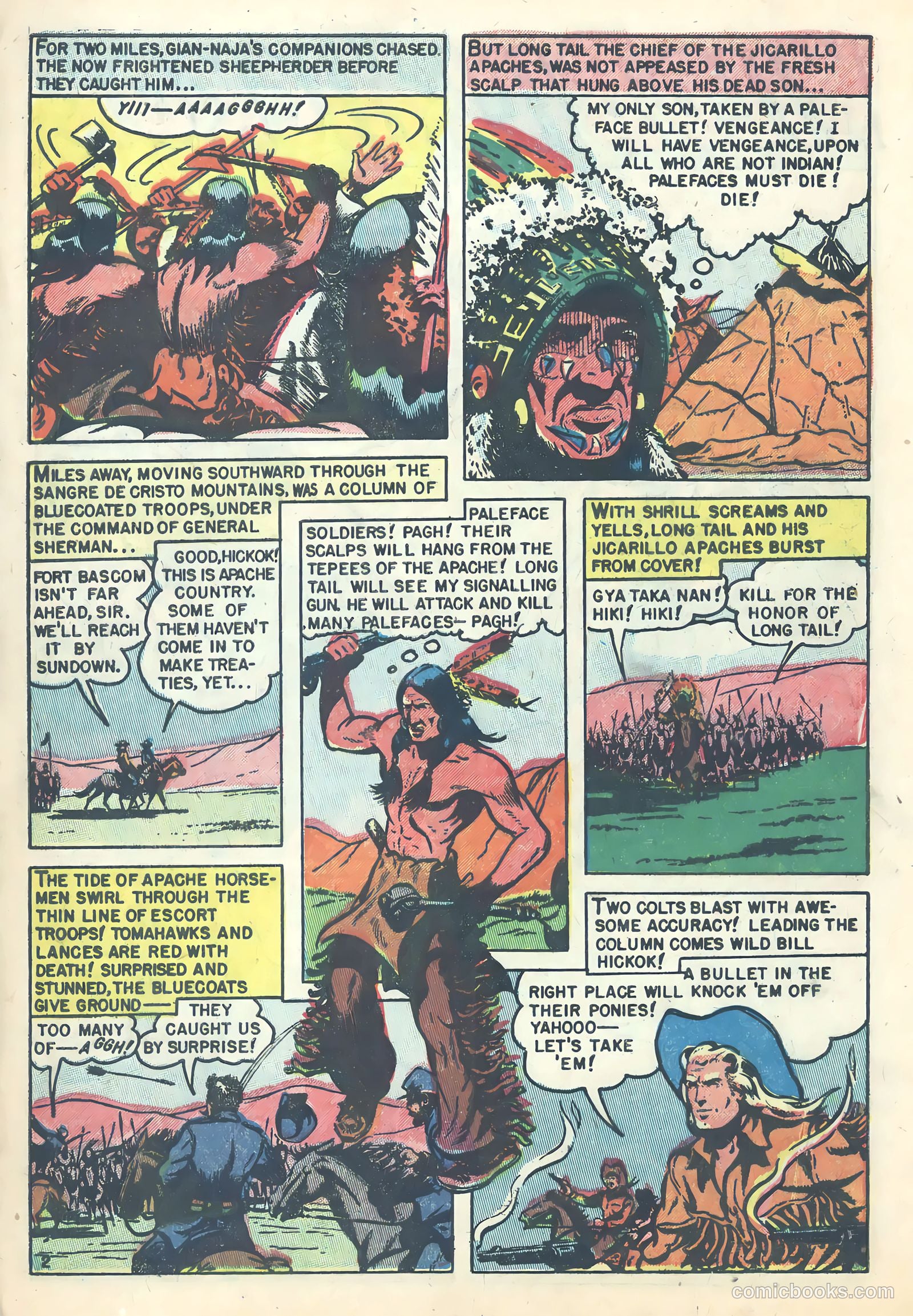 Wild Bill Hickok #22 (1955) — page 4 of 37