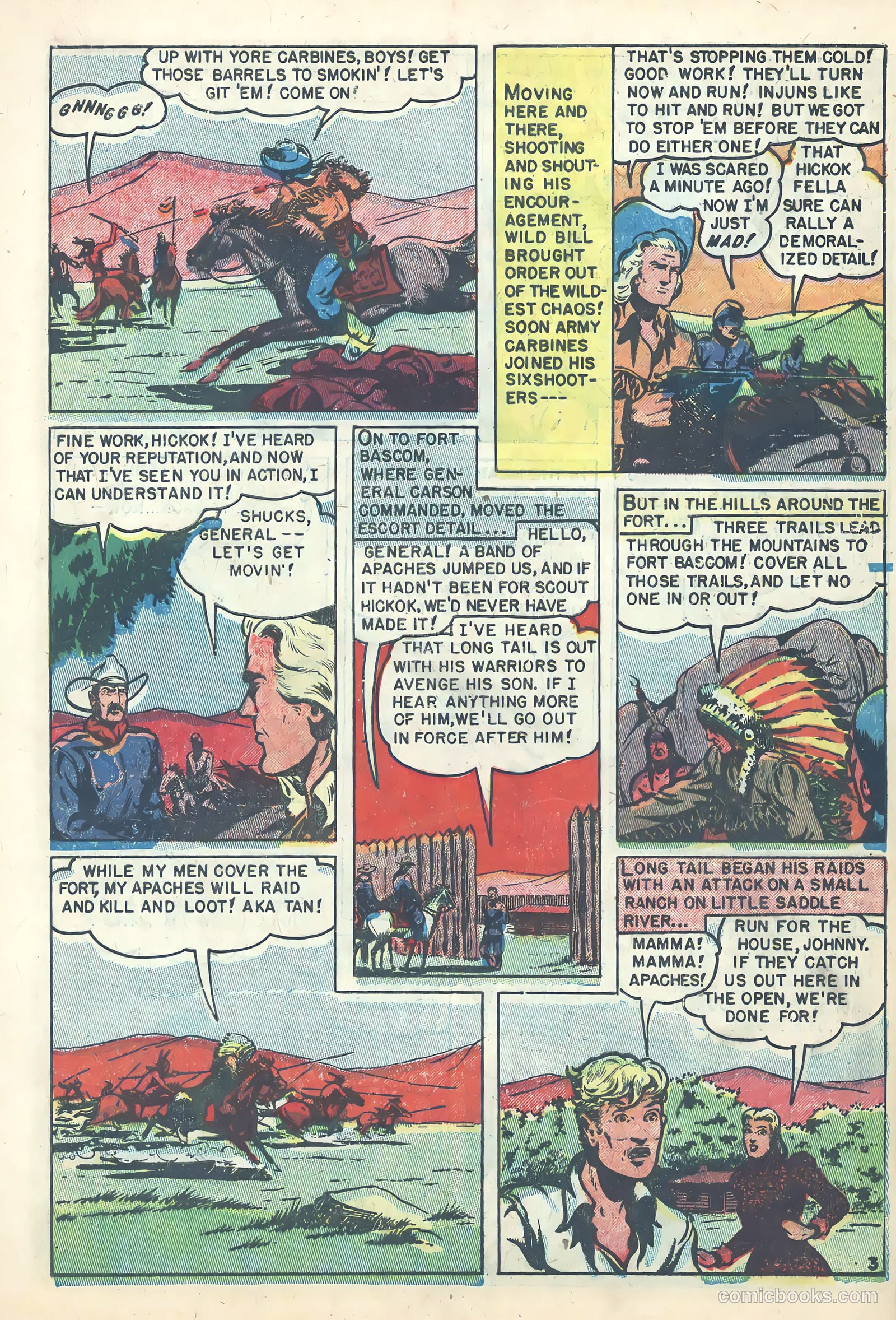 Wild Bill Hickok #22 (1955) — page 5 of 37