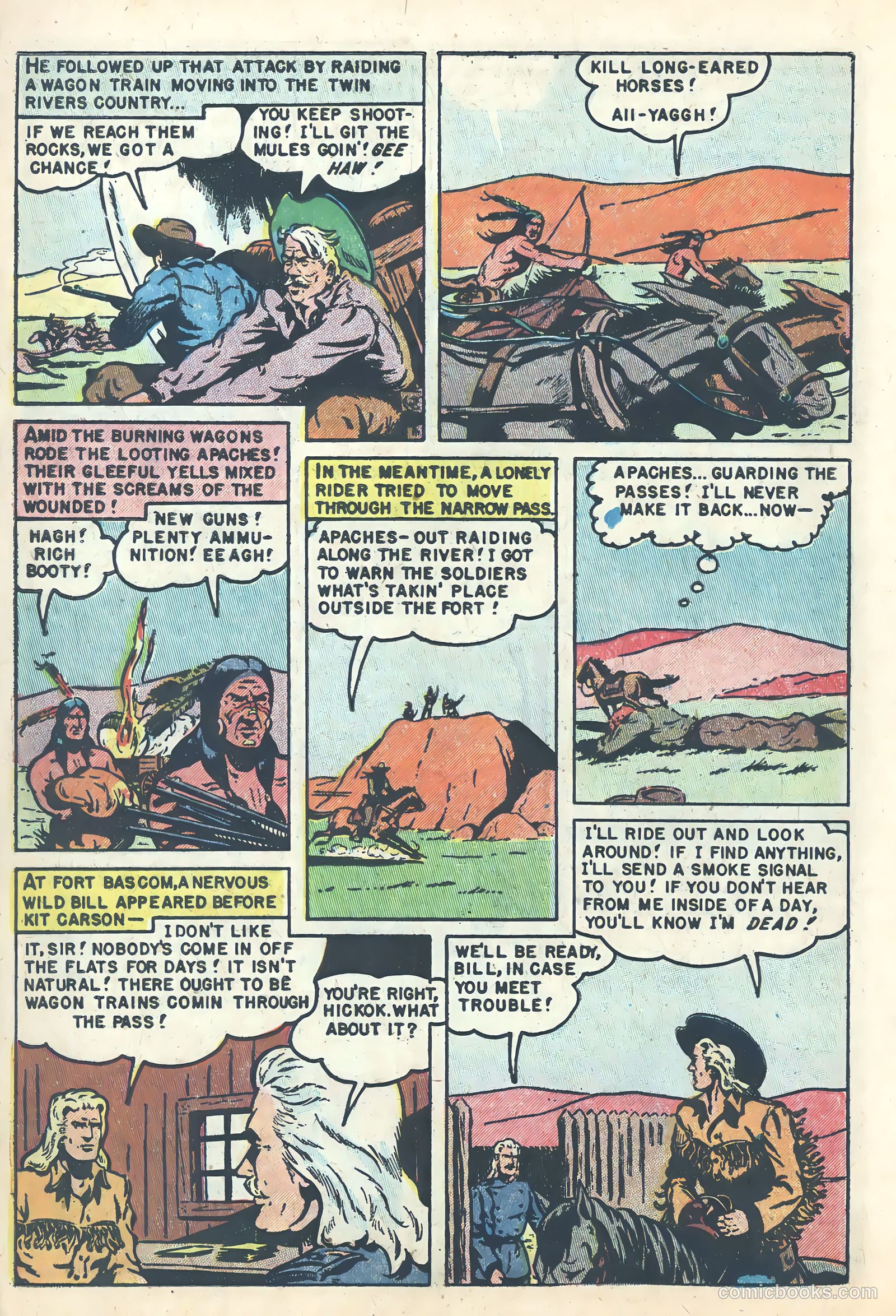Wild Bill Hickok #22 (1955) — page 6 of 37