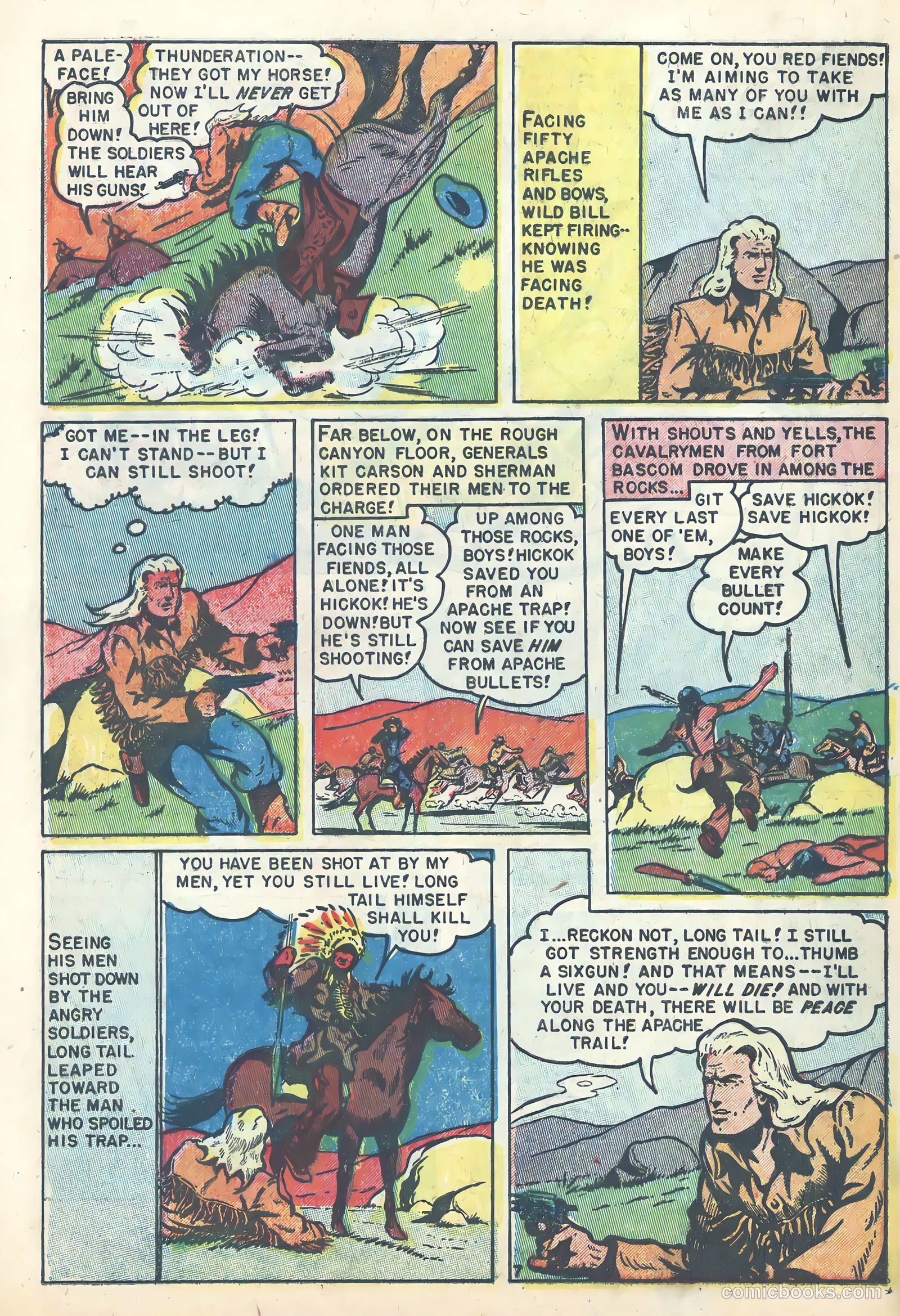 Wild Bill Hickok #22 (1955) — page 9 of 37