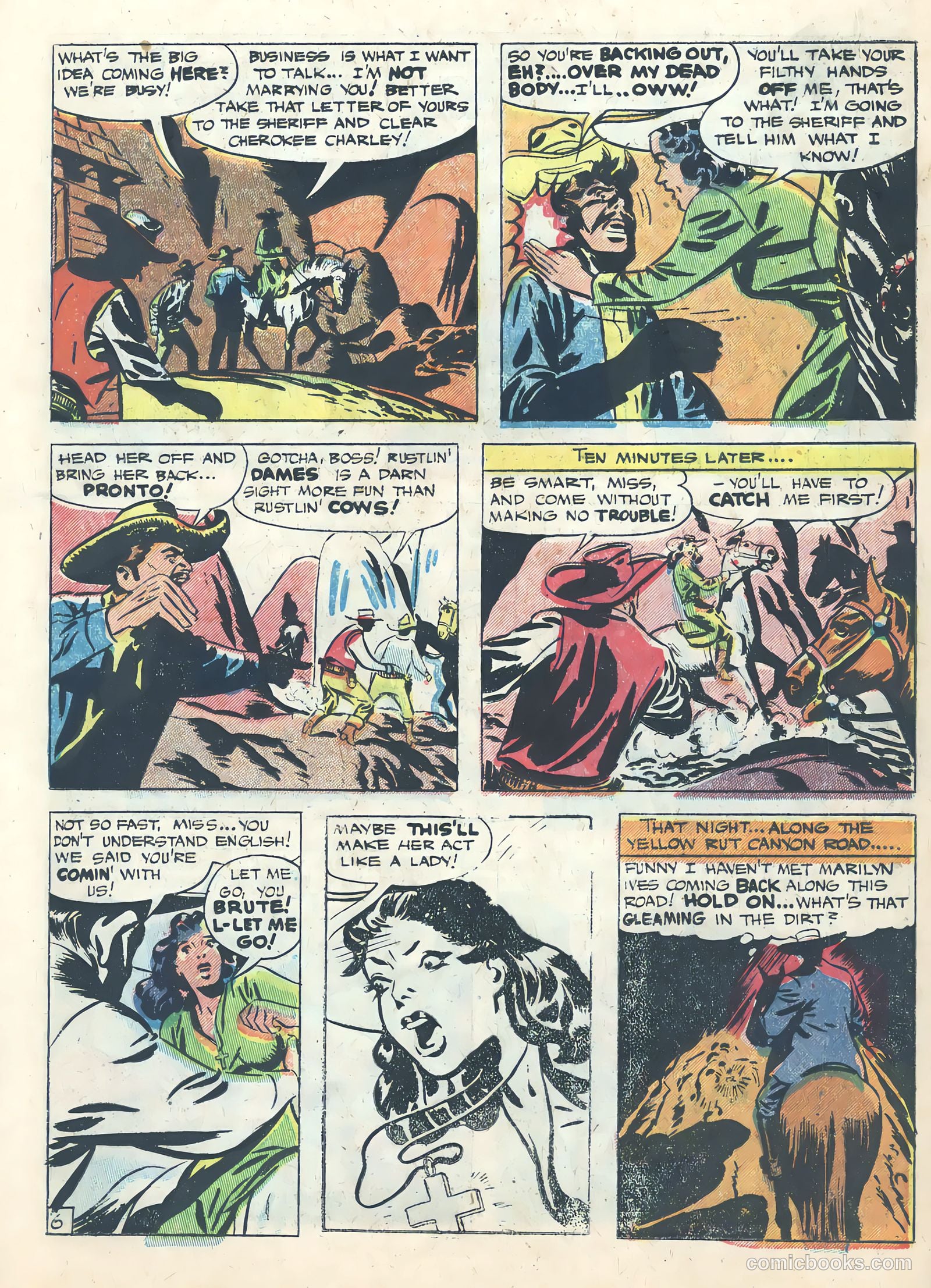 Wild Bill Hickok #22 (1955) — page 15 of 37