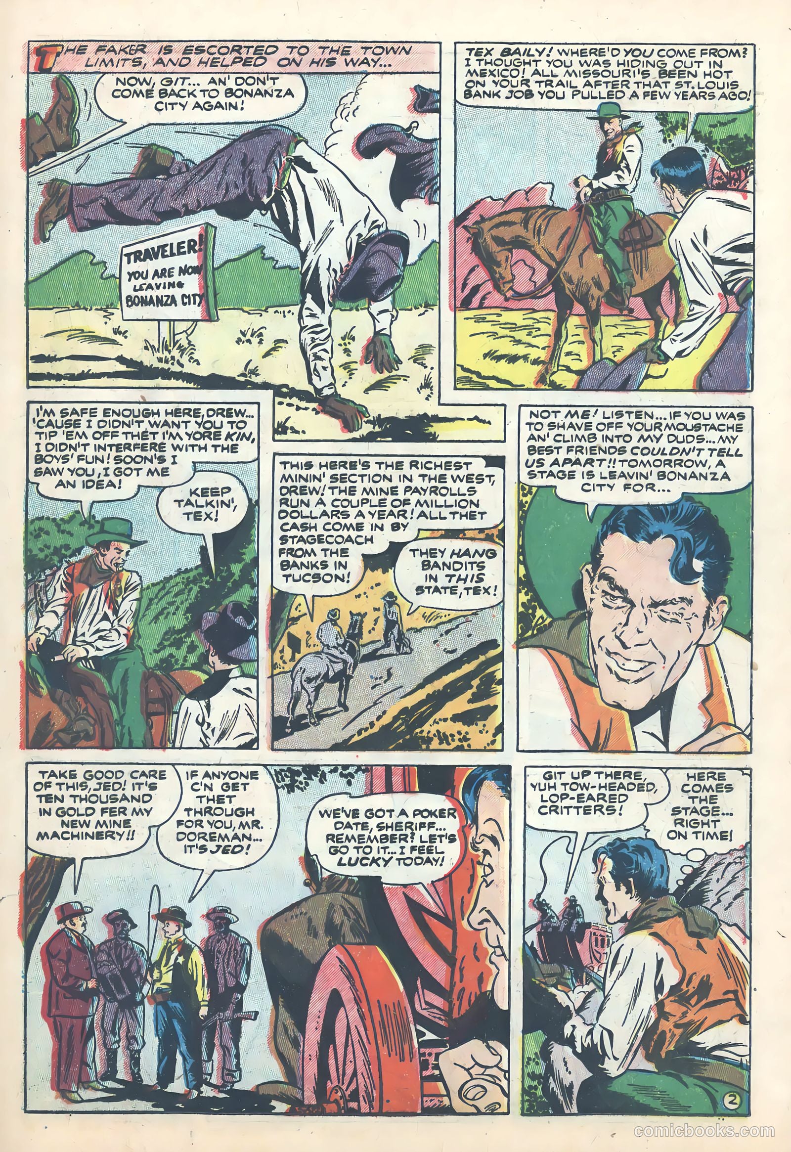 Wild Bill Hickok #22 (1955) — page 21 of 37