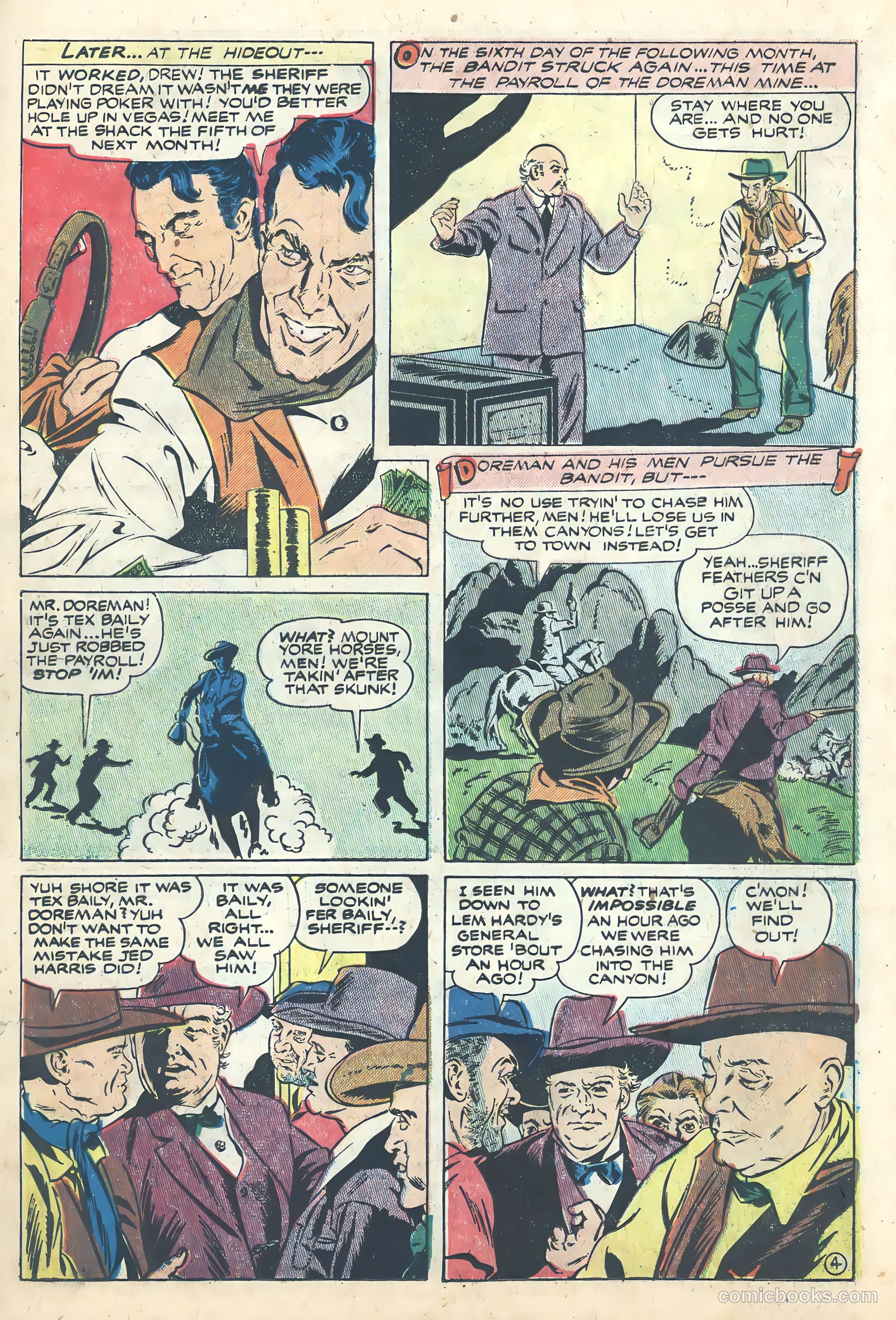 Wild Bill Hickok #22 (1955) — page 23 of 37
