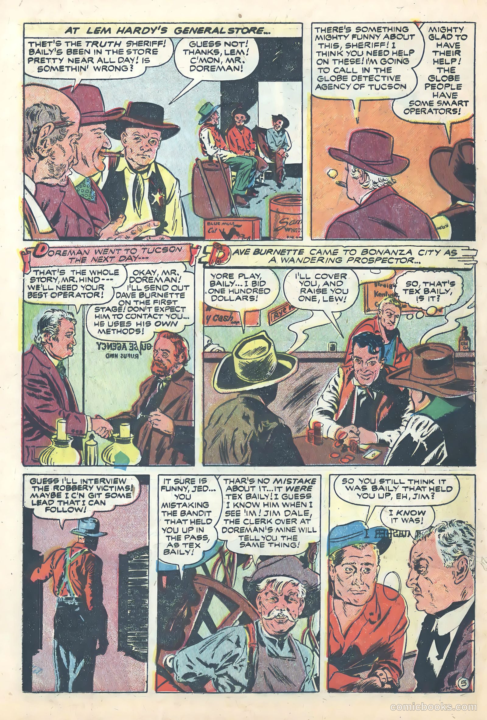 Wild Bill Hickok #22 (1955) — page 24 of 37