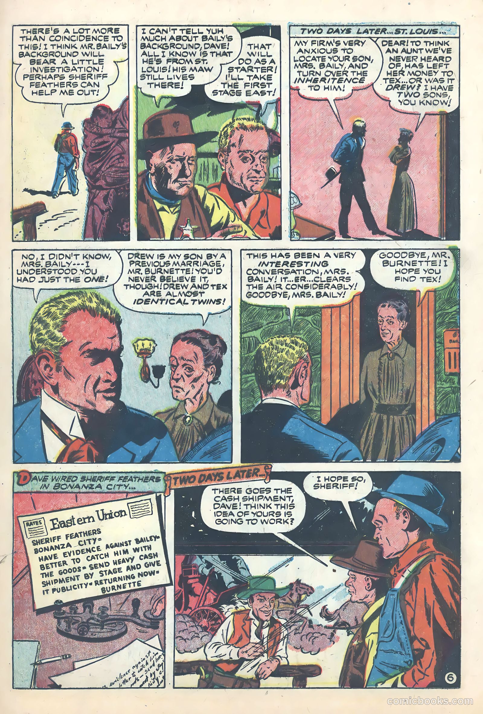 Wild Bill Hickok #22 (1955) — page 25 of 37