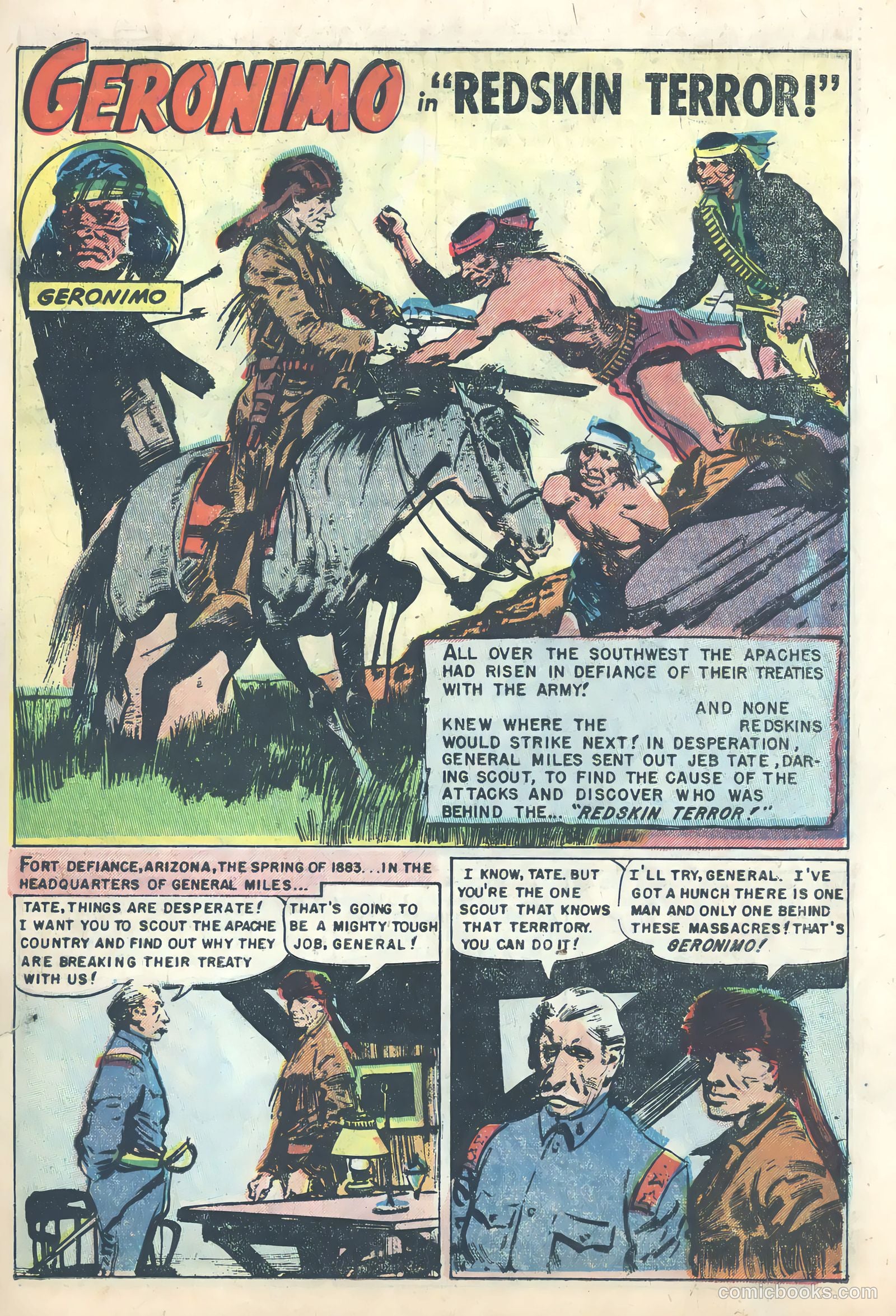 Wild Bill Hickok #22 (1955) — page 27 of 37