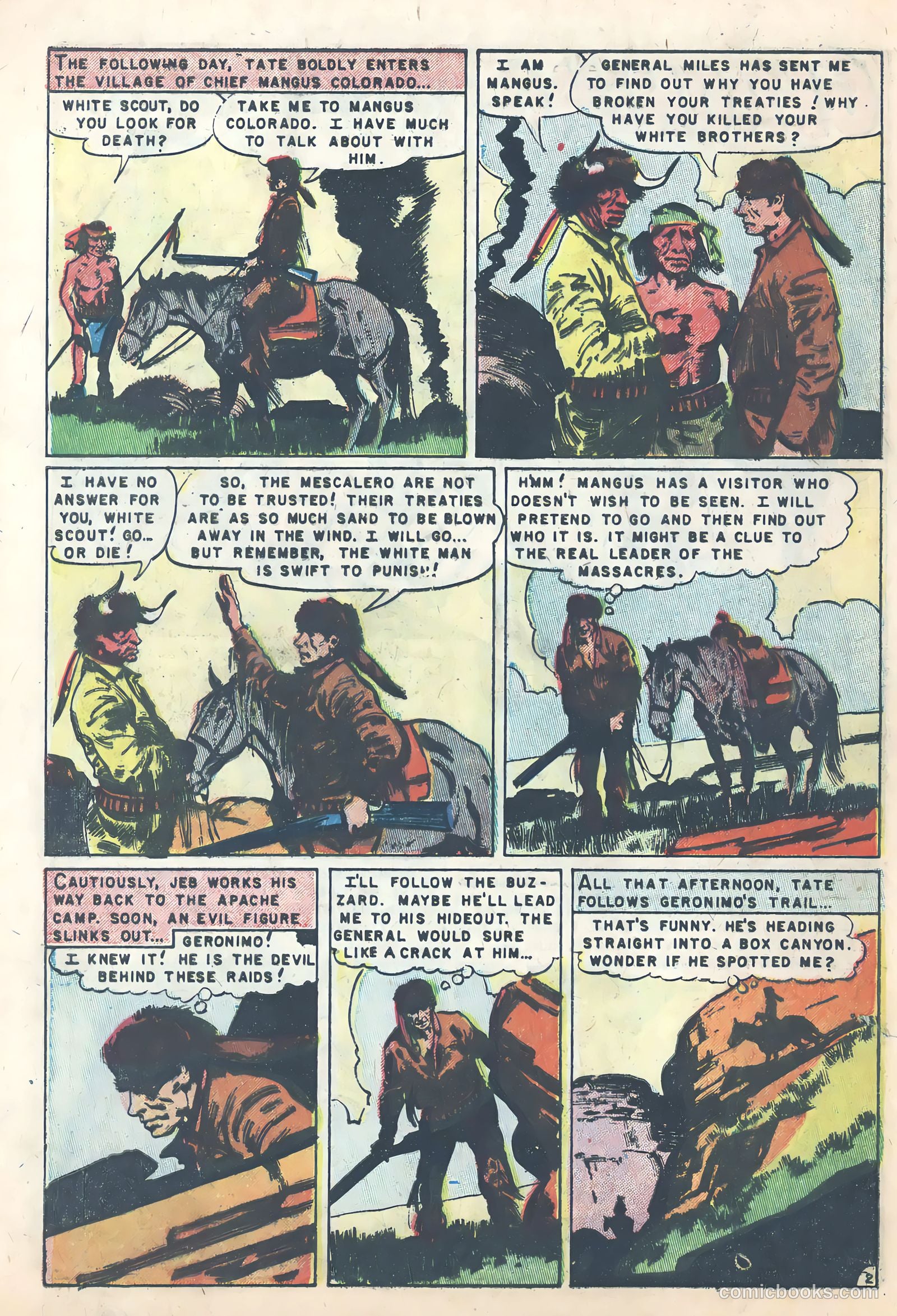 Wild Bill Hickok #22 (1955) — page 28 of 37