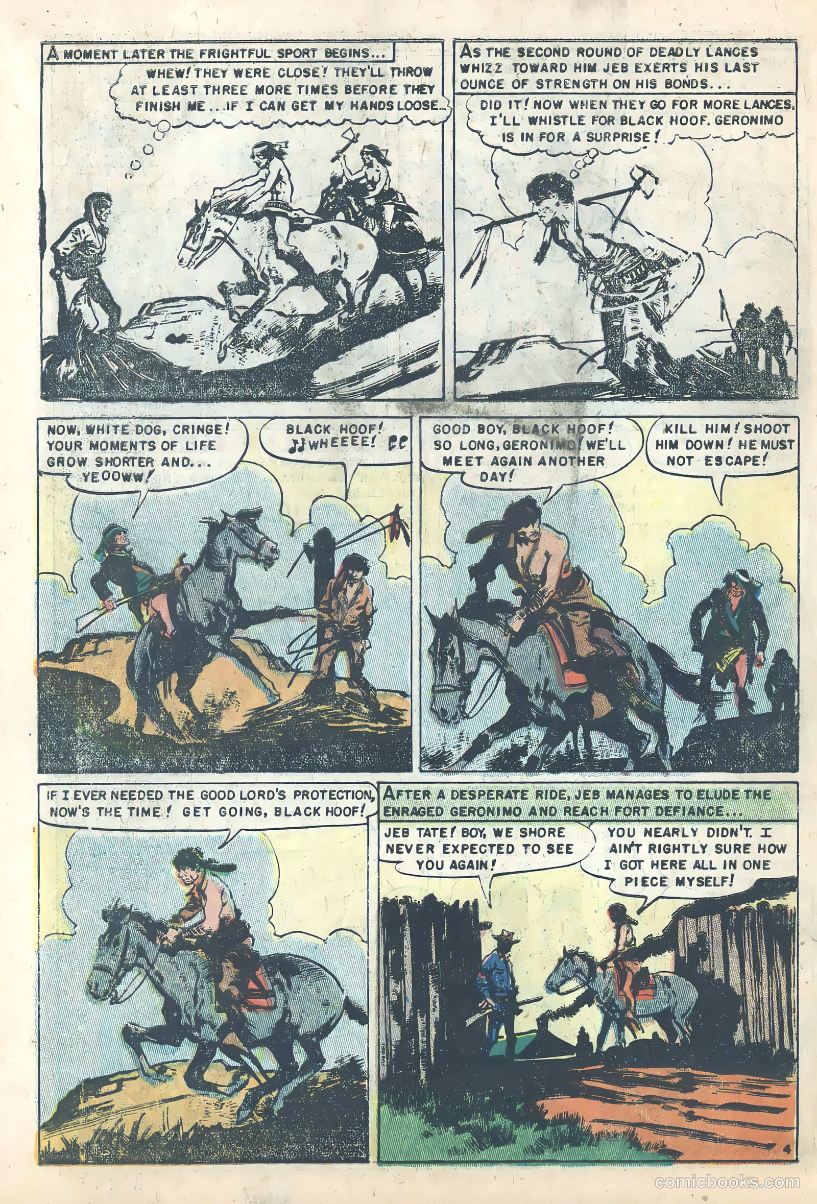 Wild Bill Hickok #22 (1955) — page 30 of 37