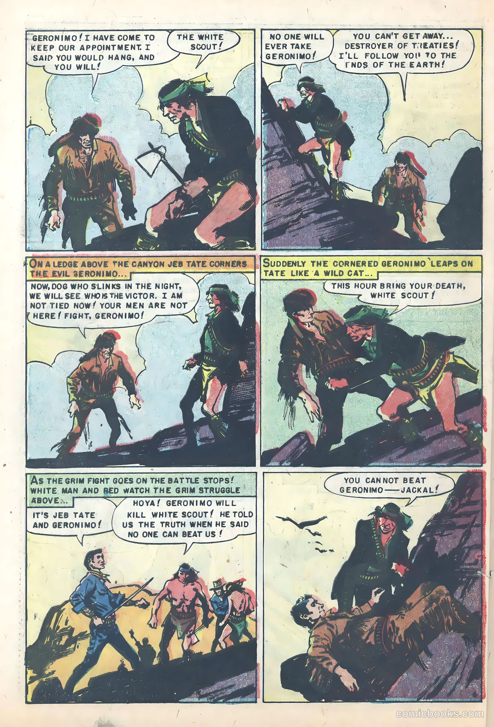 Wild Bill Hickok #22 (1955) — page 32 of 37