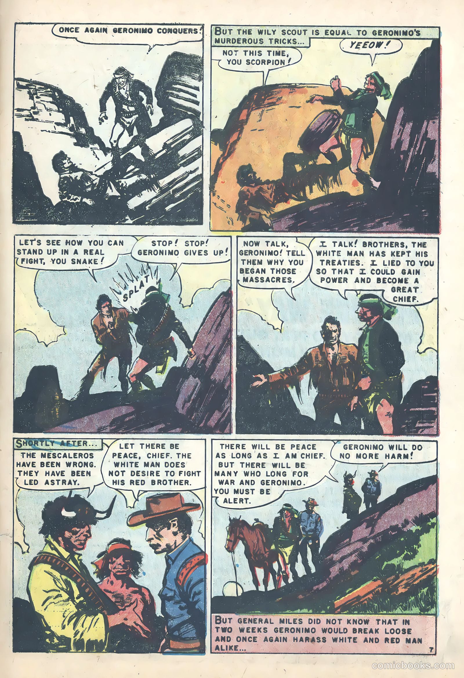 Wild Bill Hickok #22 (1955) — page 33 of 37