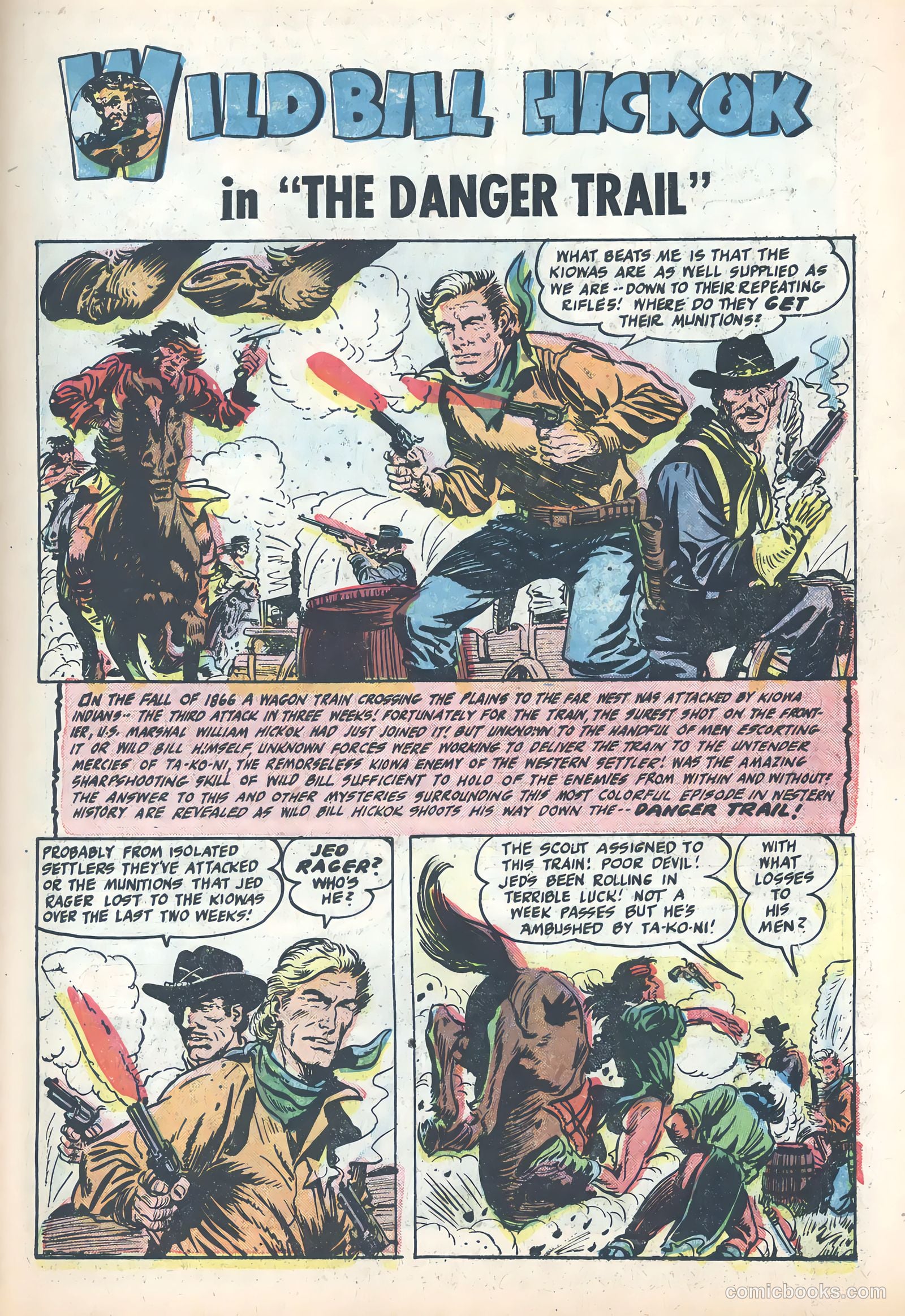 Wild Bill Hickok #23 (1955) — page 3 of 36