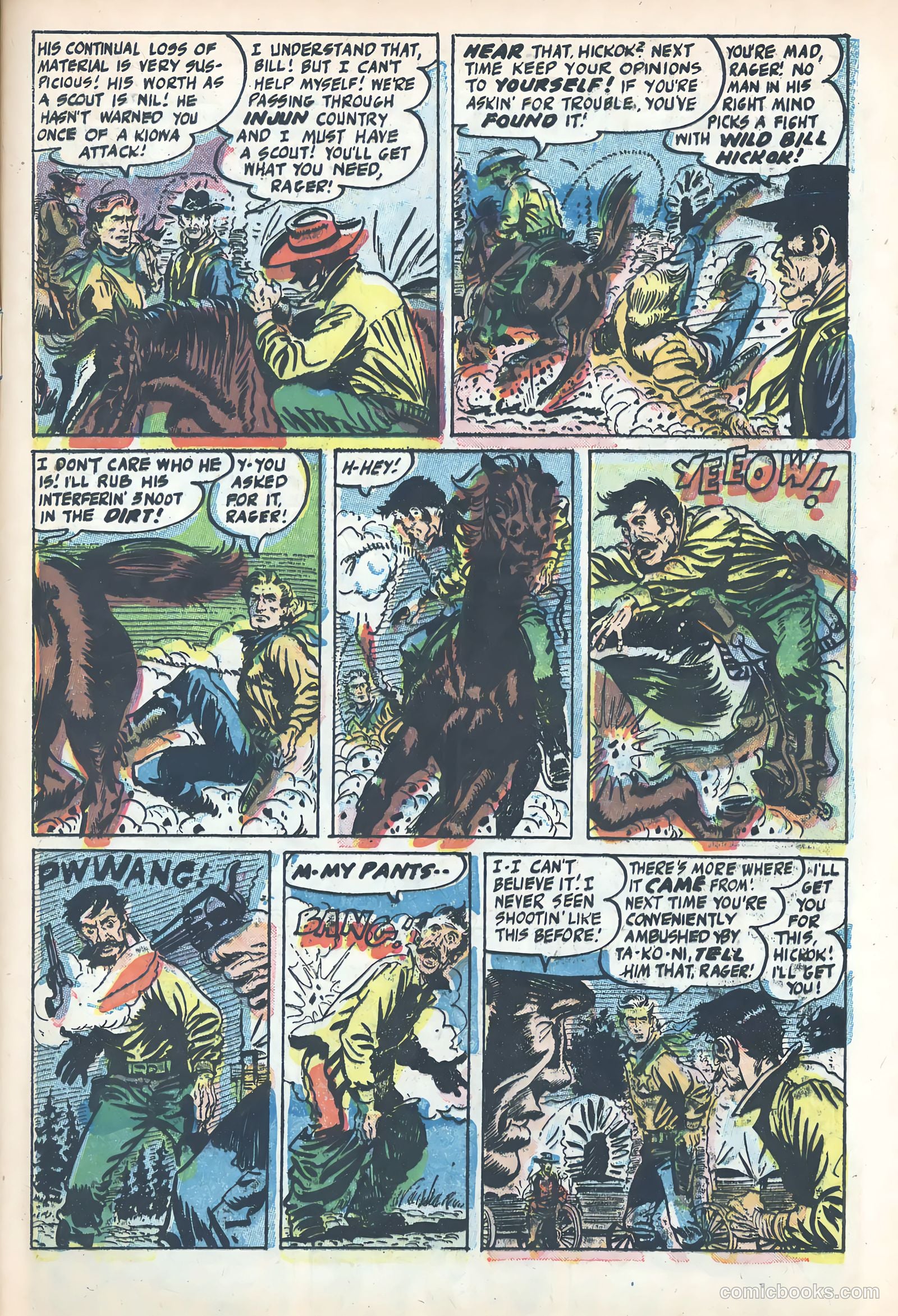 Wild Bill Hickok #23 (1955) — page 5 of 36