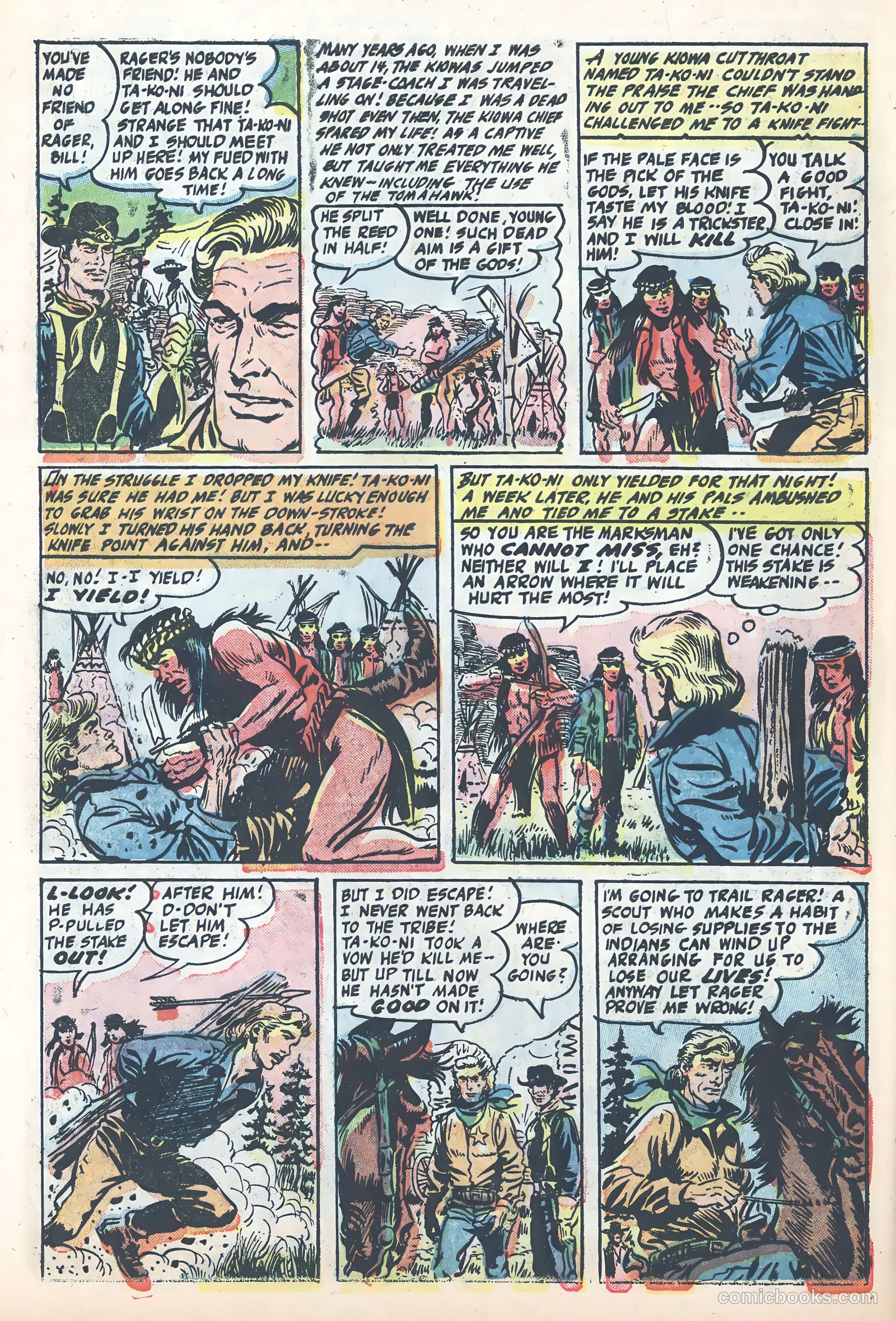 Wild Bill Hickok #23 (1955) — page 6 of 36