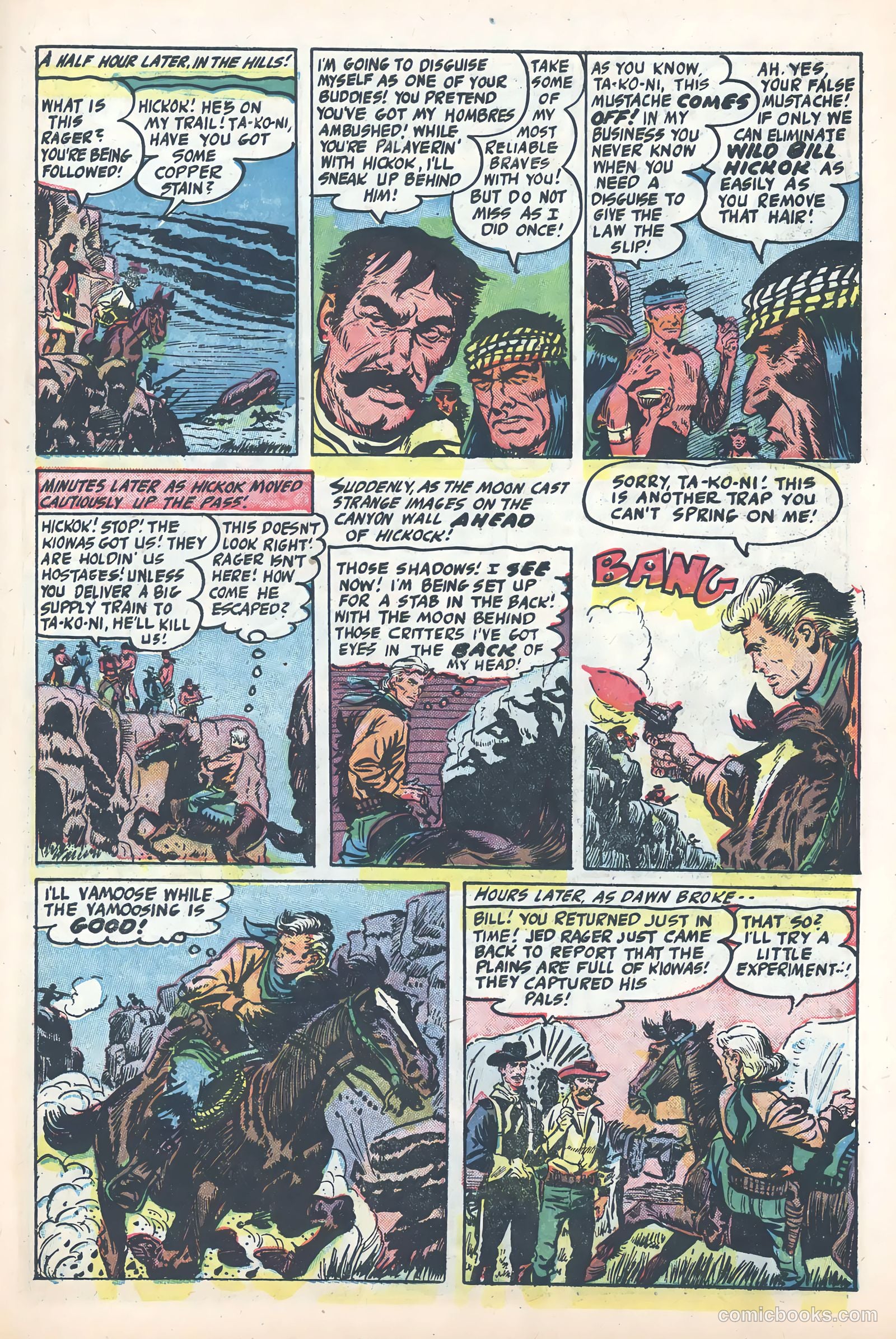 Wild Bill Hickok #23 (1955) — page 7 of 36