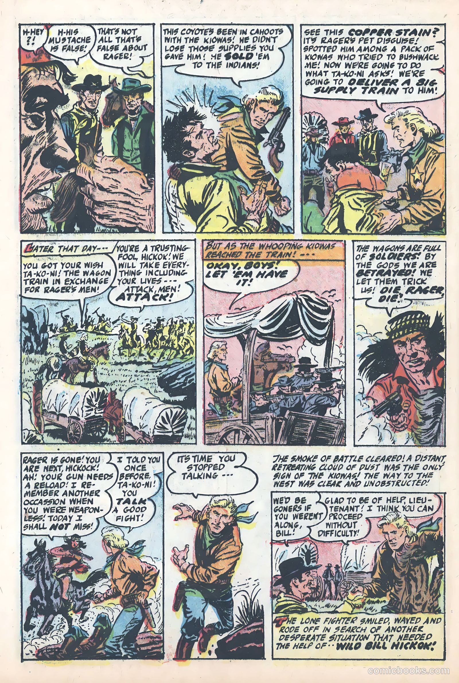 Wild Bill Hickok #23 (1955) — page 8 of 36