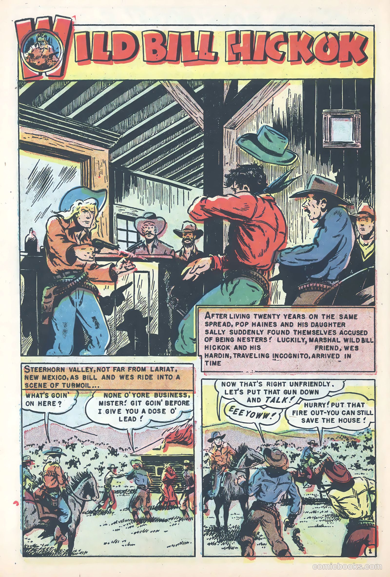 Wild Bill Hickok #23 (1955) — page 10 of 36