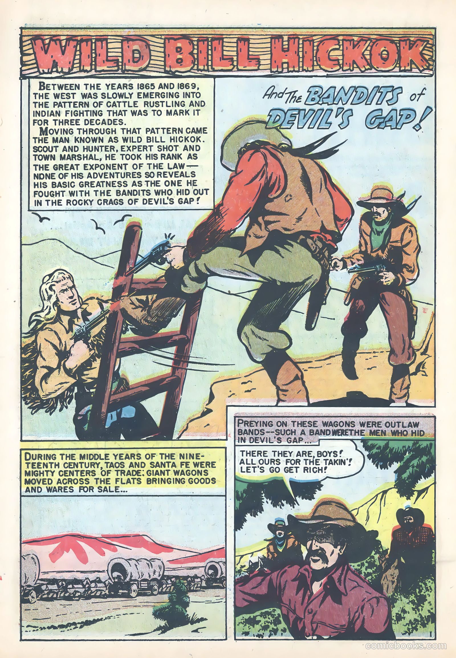 Wild Bill Hickok #23 (1955) — page 18 of 36