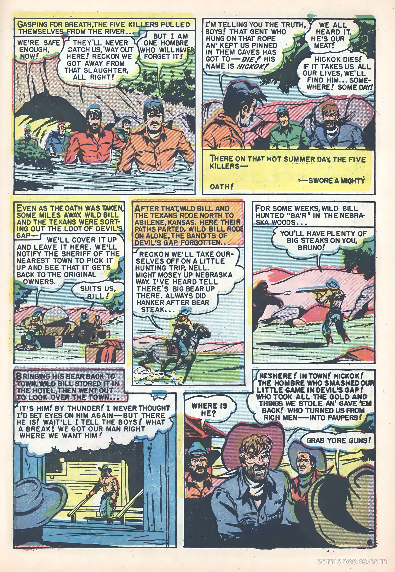 Wild Bill Hickok #23 (1955) — page 23 of 36