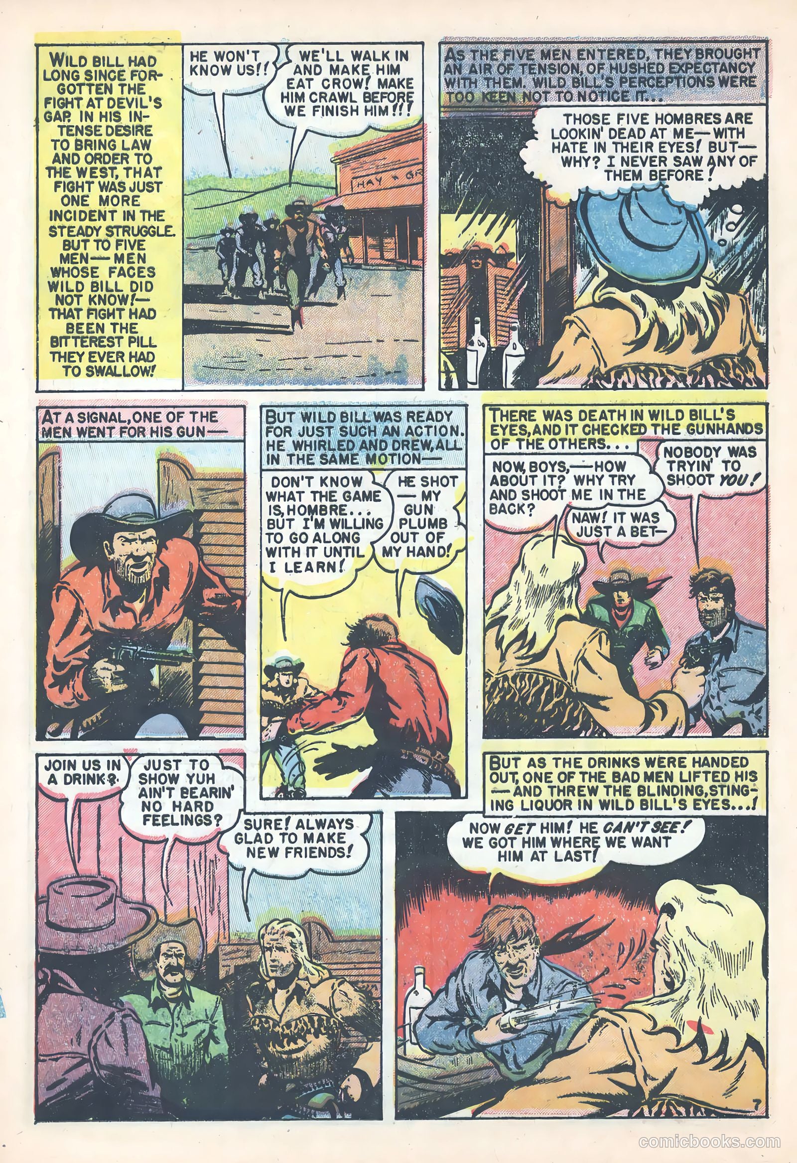 Wild Bill Hickok #23 (1955) — page 24 of 36