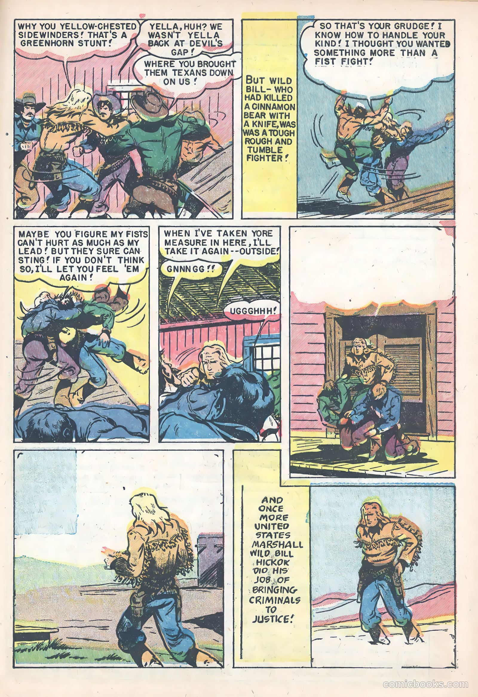 Wild Bill Hickok #23 (1955) — page 25 of 36