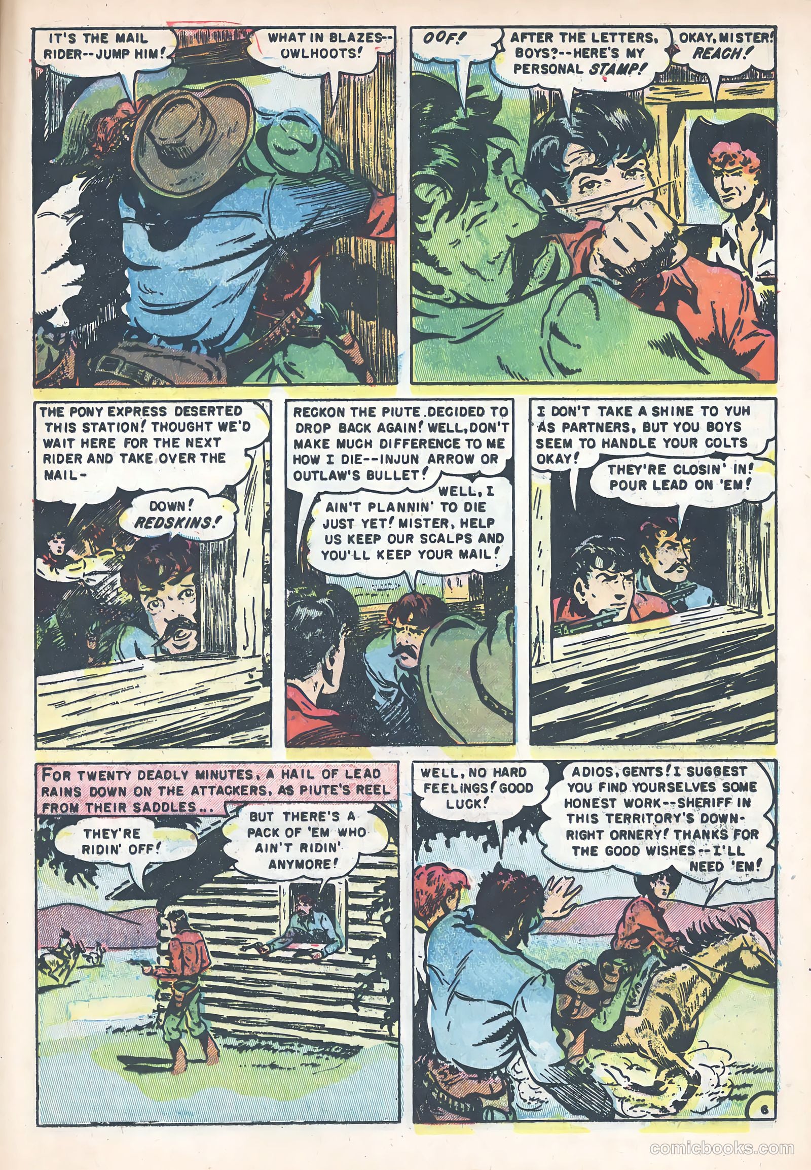 Wild Bill Hickok #23 (1955) — page 33 of 36