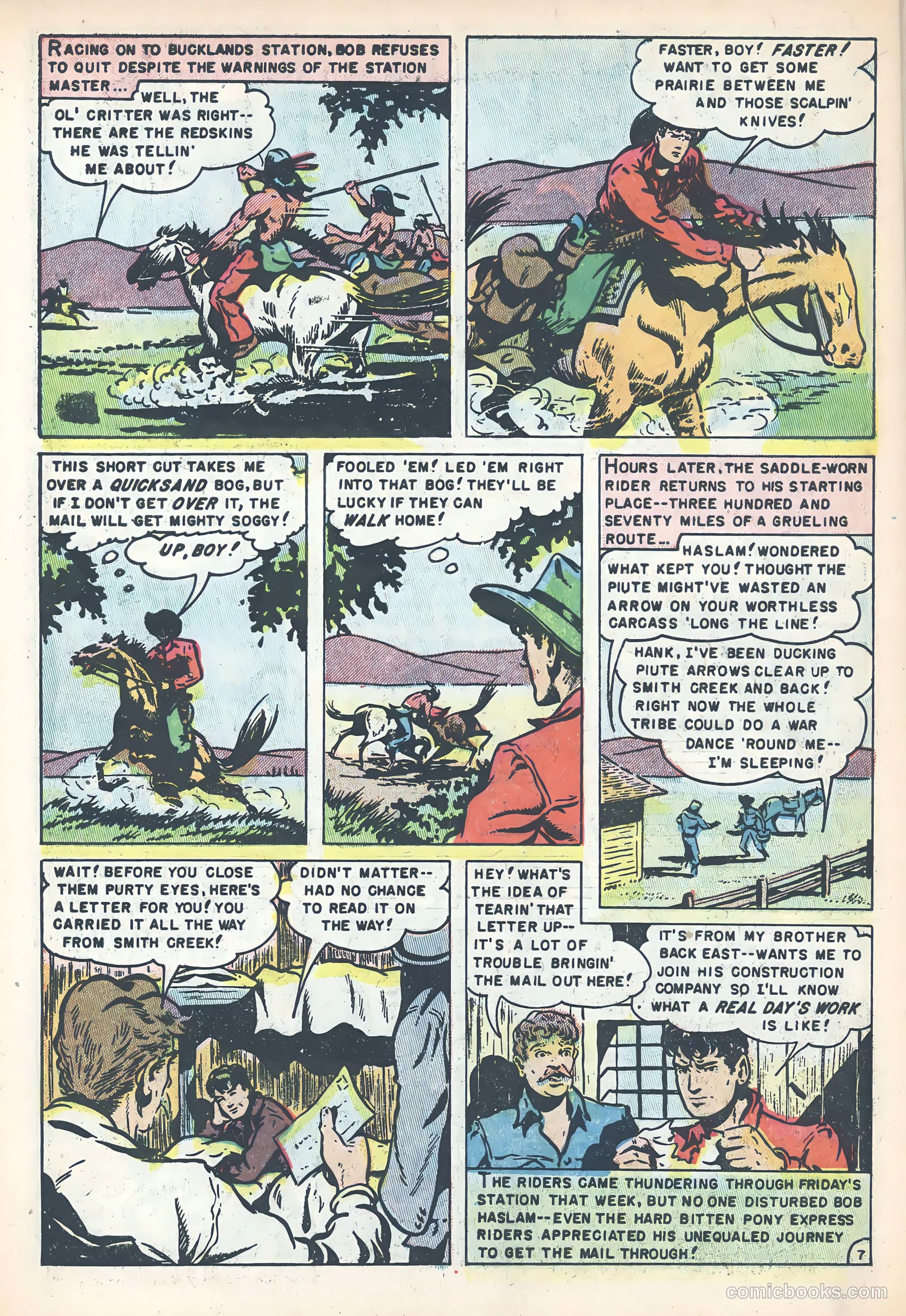 Wild Bill Hickok #23 (1955) — page 34 of 36