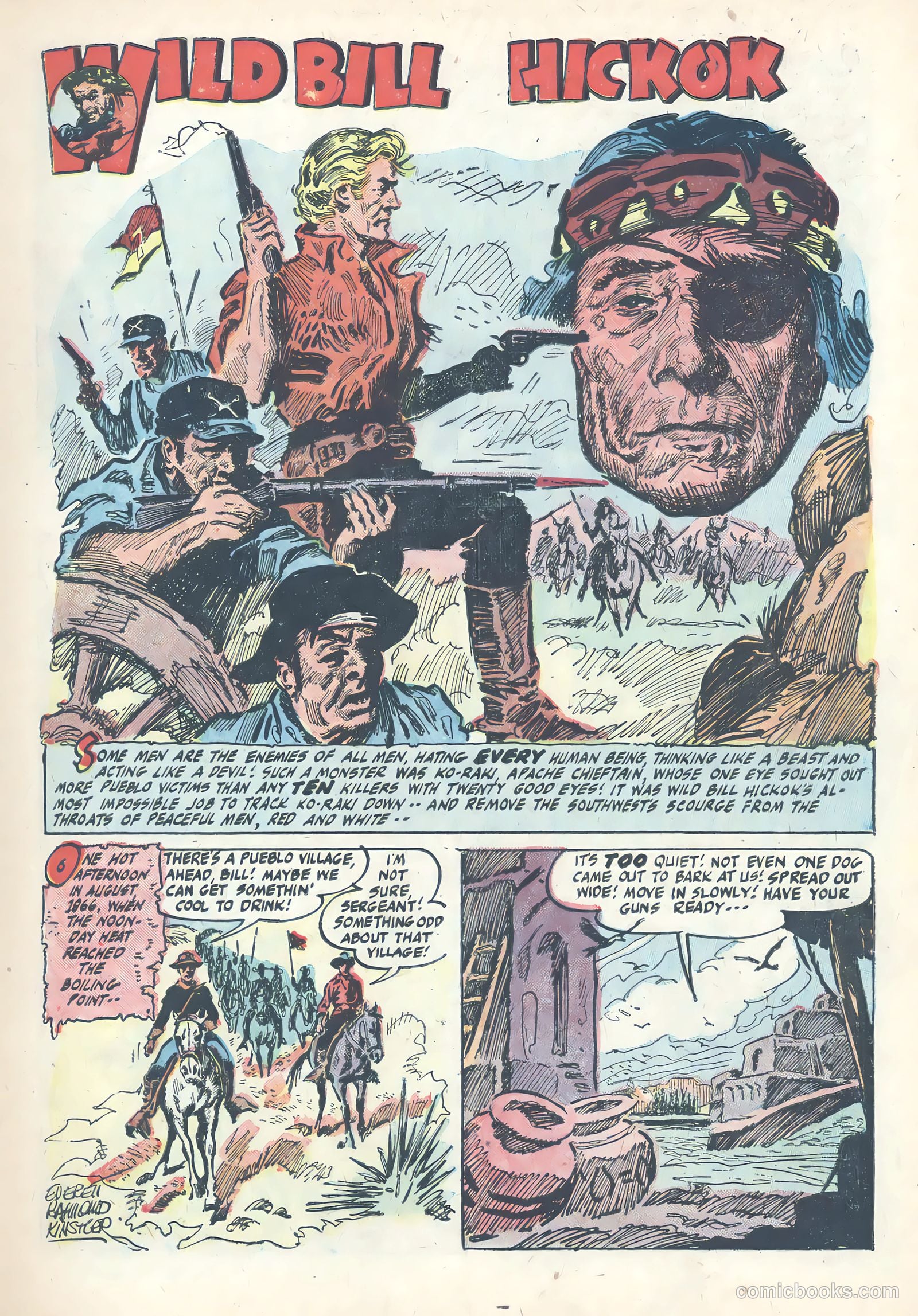 Wild Bill Hickok #24 (1955) — page 3 of 36